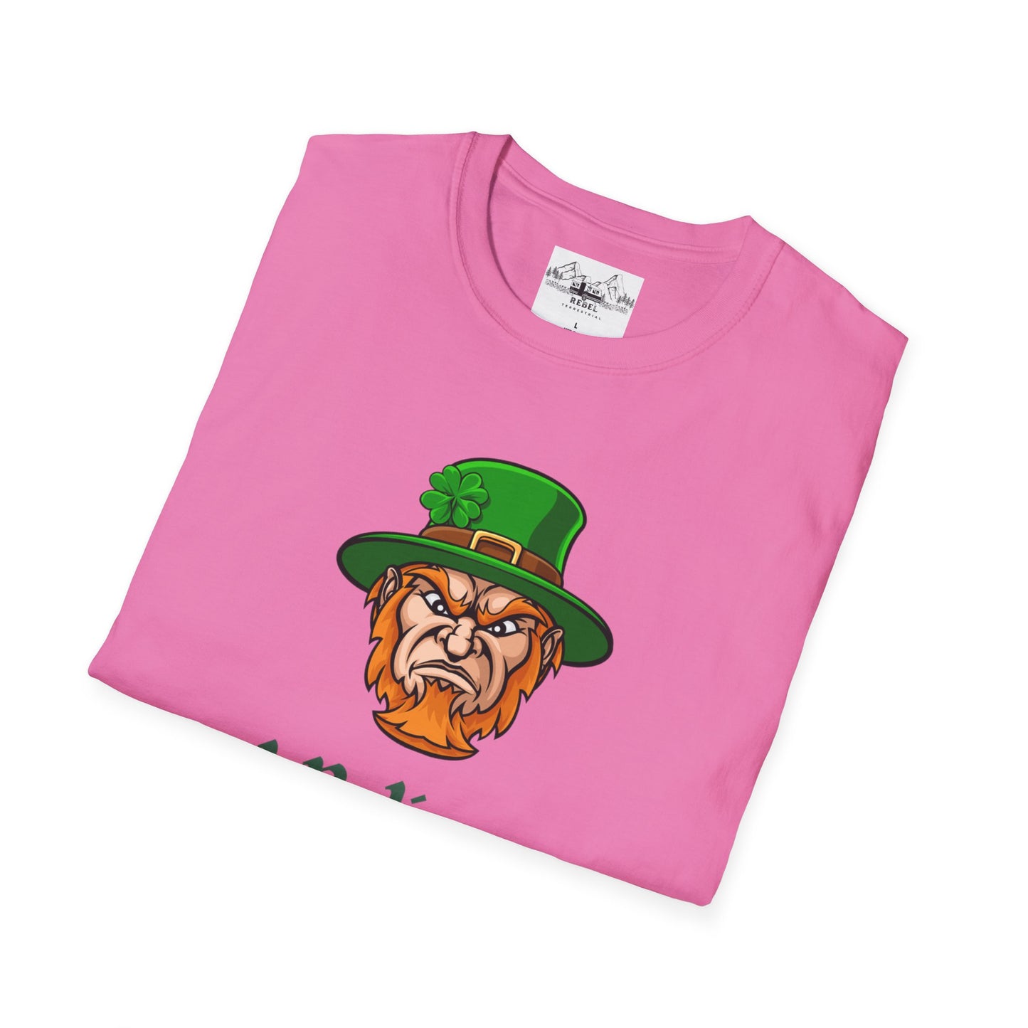 "I Believe" Angry Leprechaun Graphic Tee – Playful Celtic Spirit