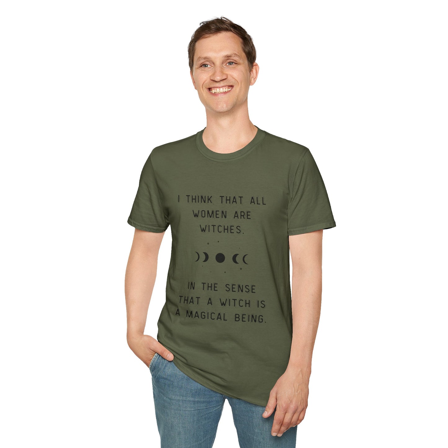 I Believe All Women Are Witches T-Shirt - Phases of the Moon