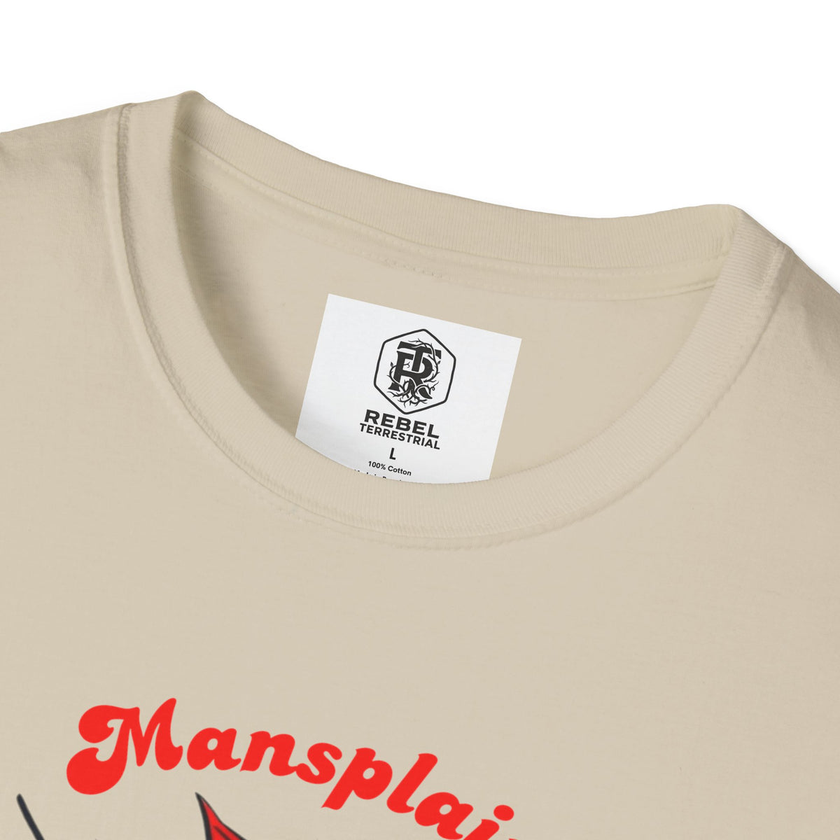 Mansplain Elsewhere - Vintage Feminist T-Shirt