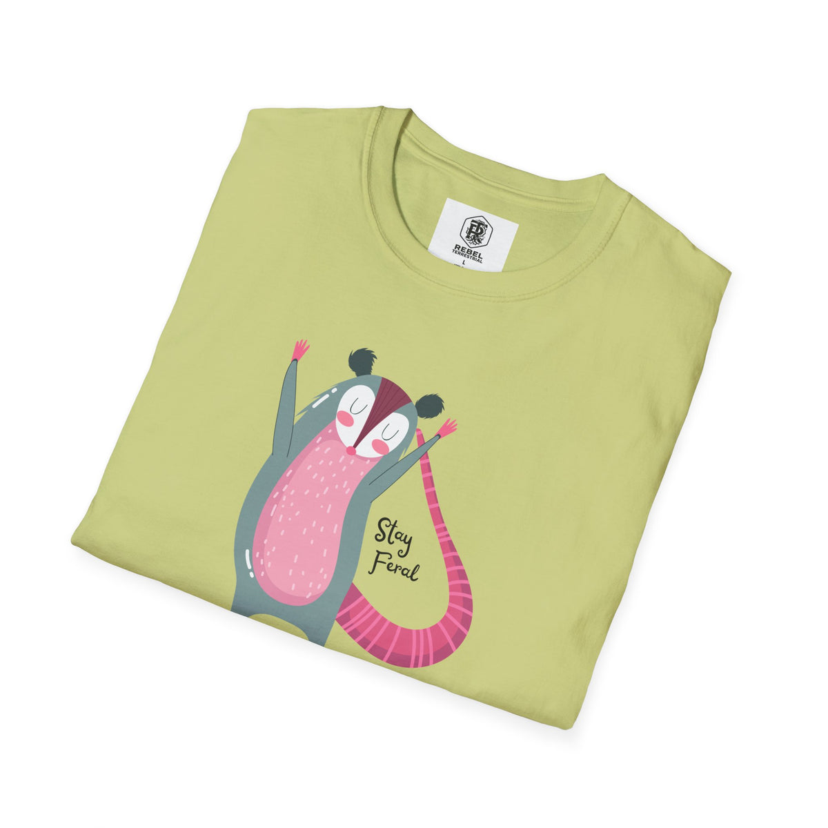 Stay Feral – Happy Possum T-Shirt
