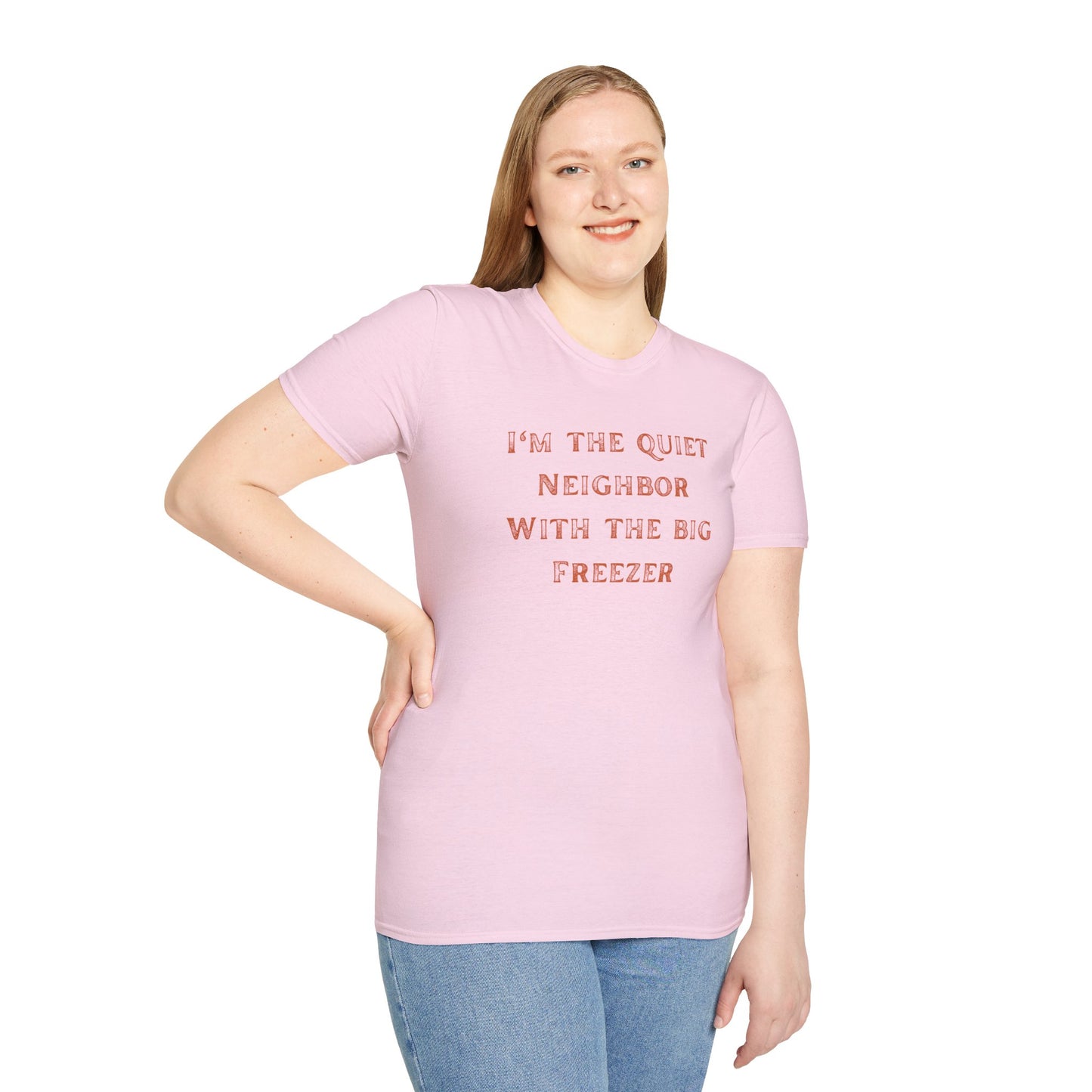 The Quiet Neighbor T-Shirt - Unisex Softstyle Tee