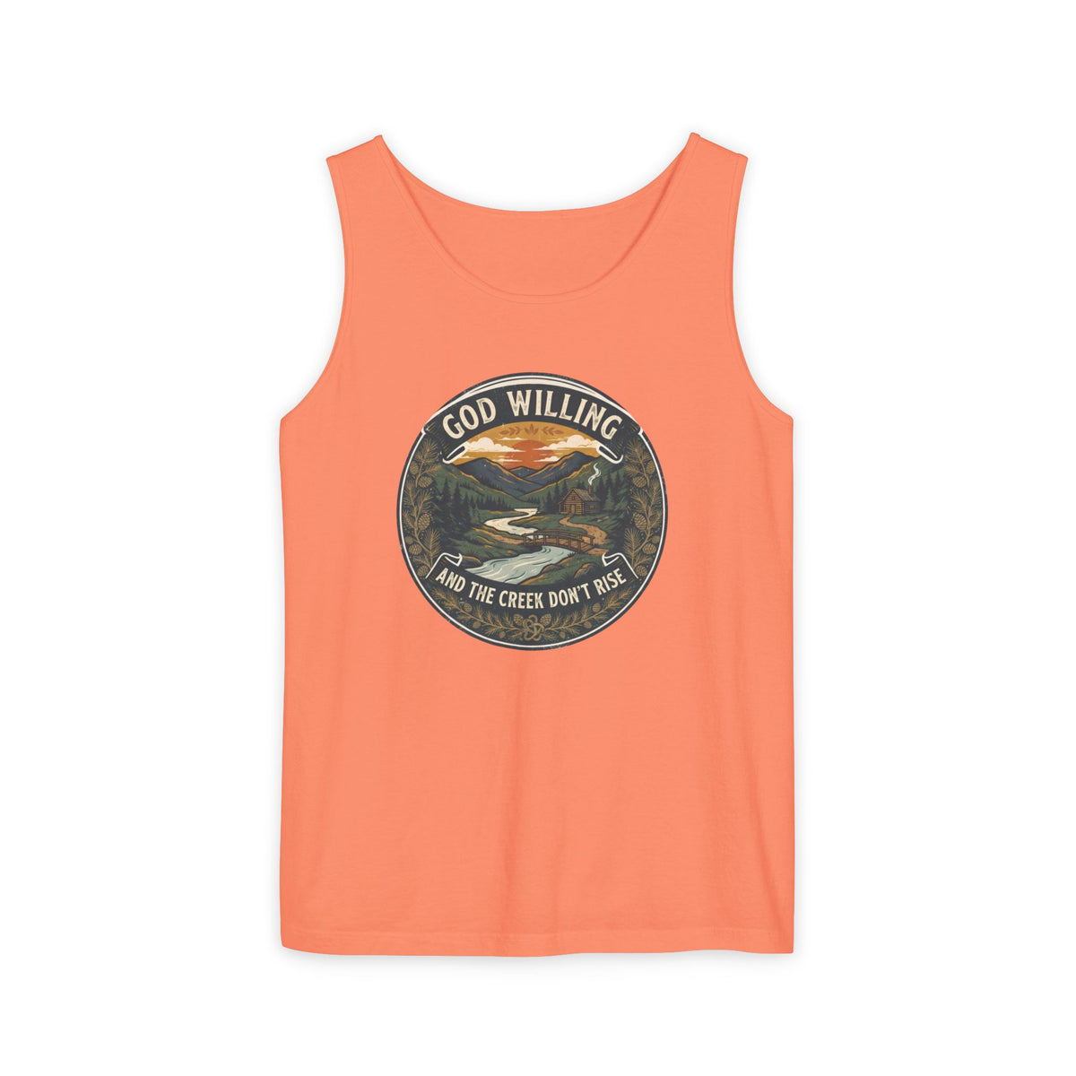 Creek Don't Rise Appalachian Motto Tank Top