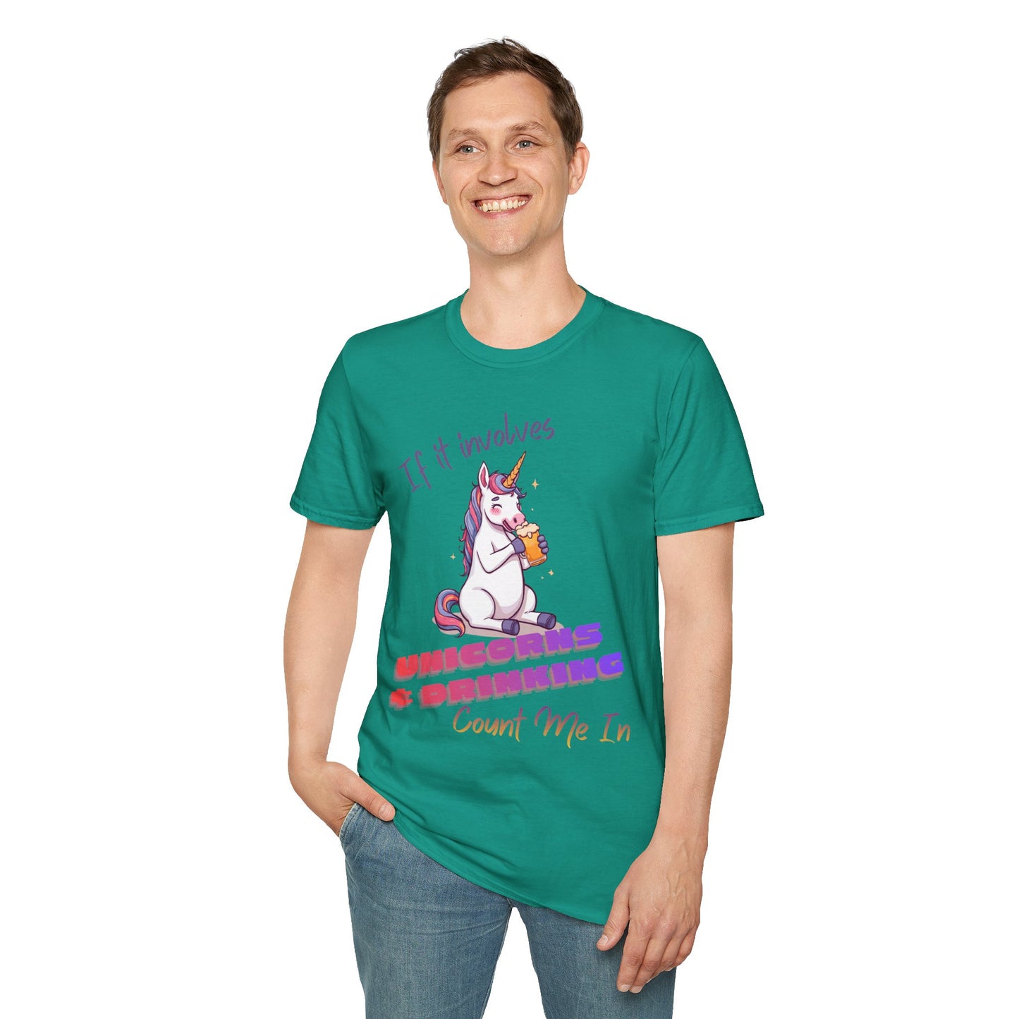 Unicorns & Drinking Graphic Tee