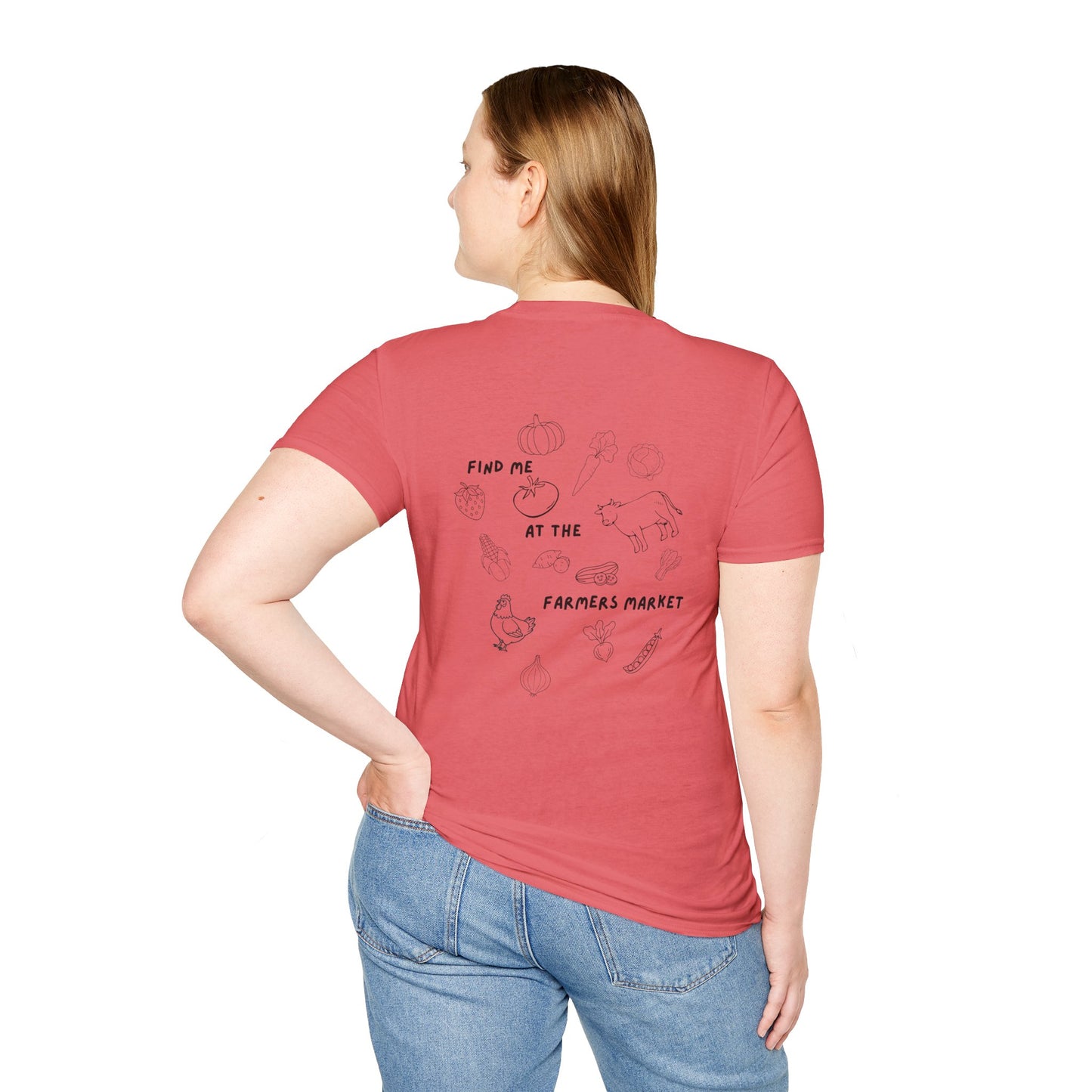 NC Farmers of the Foothills "Find Me at the Farmers Market" Graphic T-Shirt