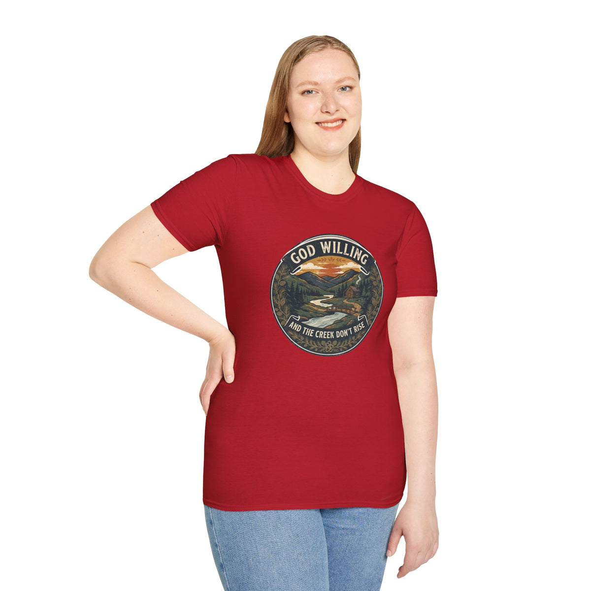 Creek Don't Rise Appalachian Motto T-Shirt