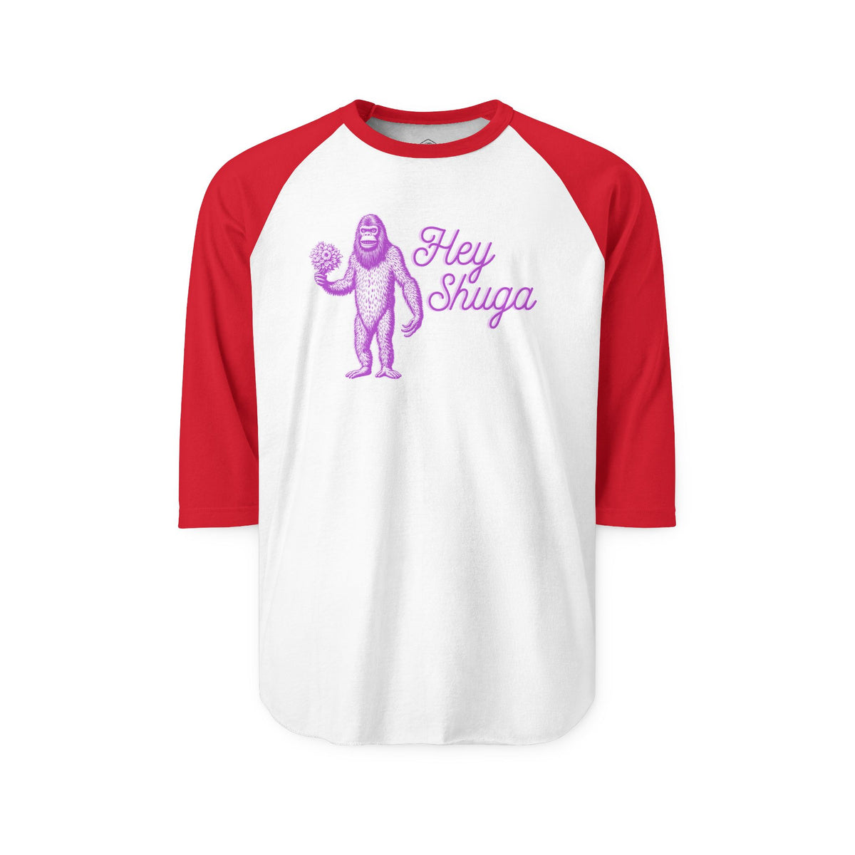 Hey Shuga Bigfoot Raglan Shirt