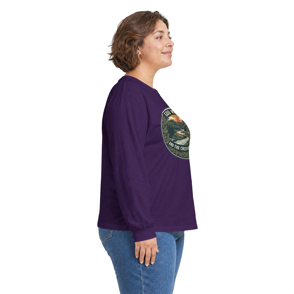 Creek Don't Rise Appalachian Motto Long Sleeve Tee