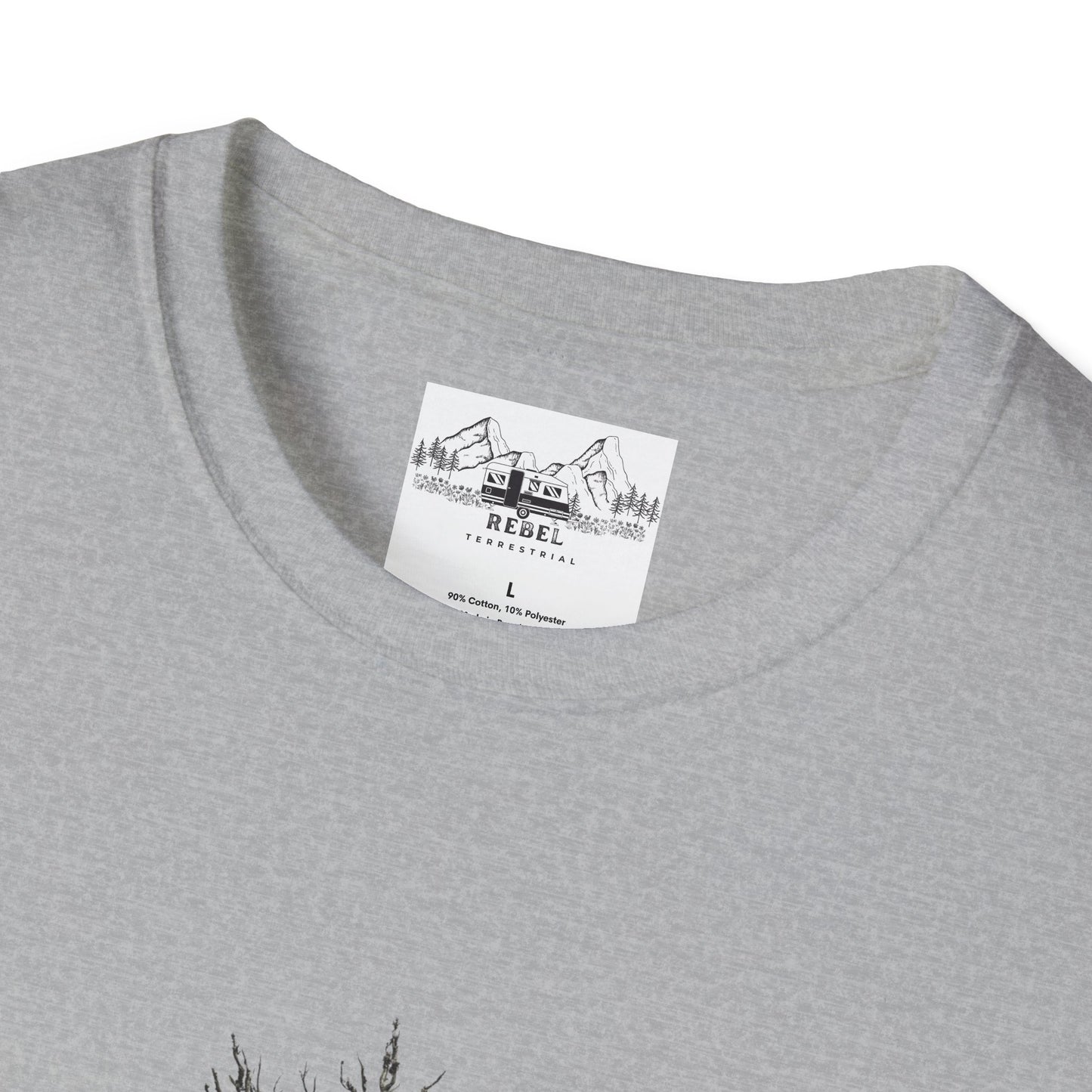 Keep Calm and Hike On | Tree Crown Unisex Softstyle T-Shirt