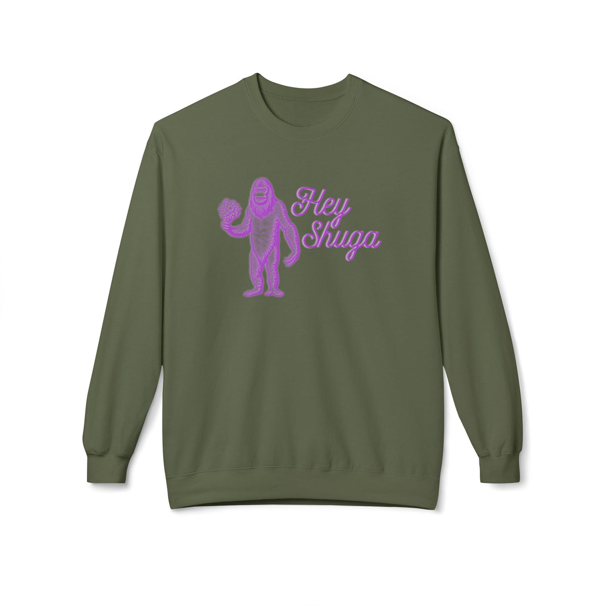 Hey Shuga Bigfoot Crewneck Sweatshirt