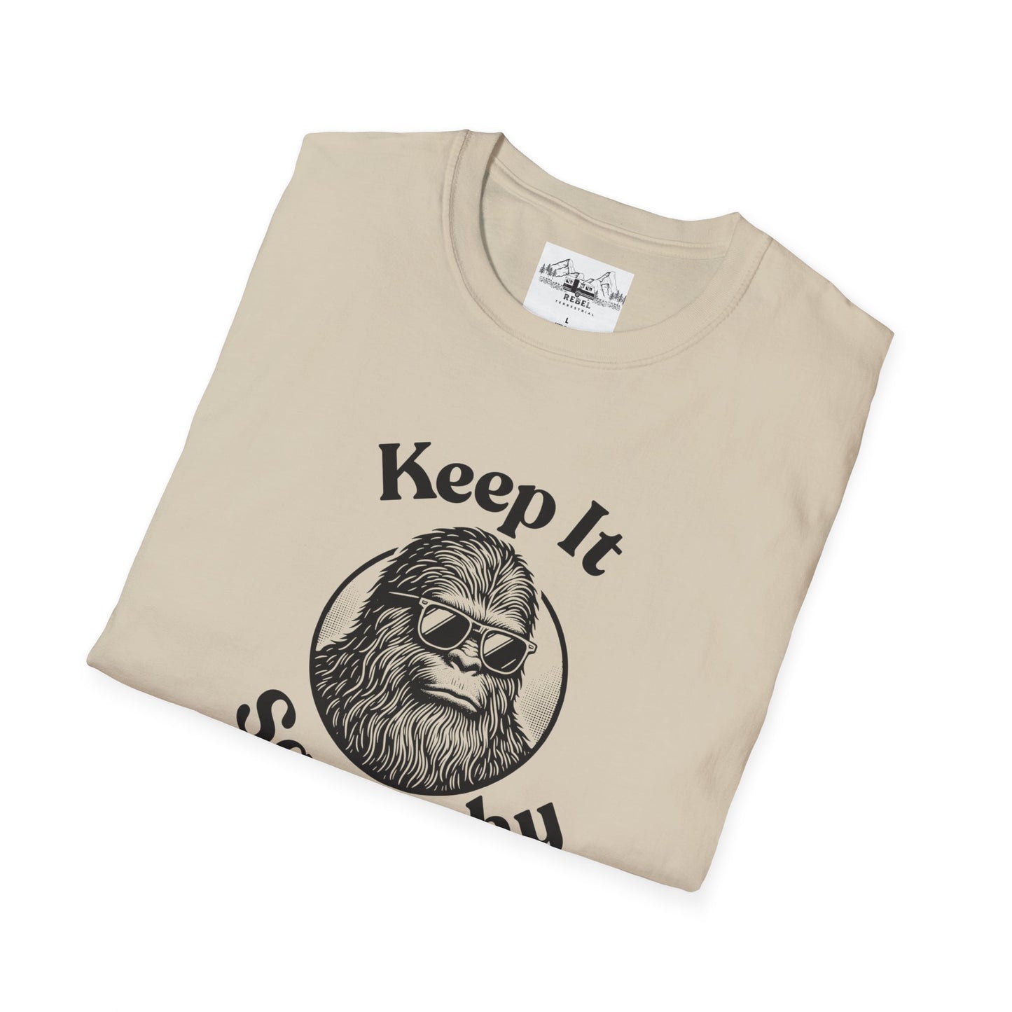 Keep It Squatchy Bigfoot T-Shirt – Unisex Softstyle Tee