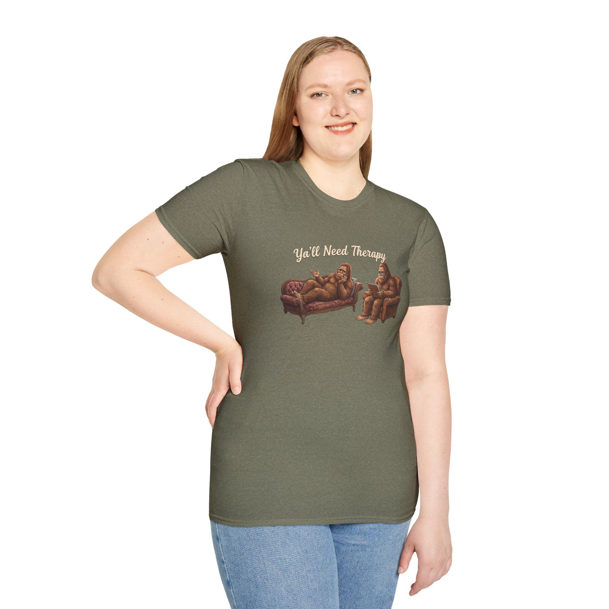 Y’all Need Therapy Bigfoot T-Shirt