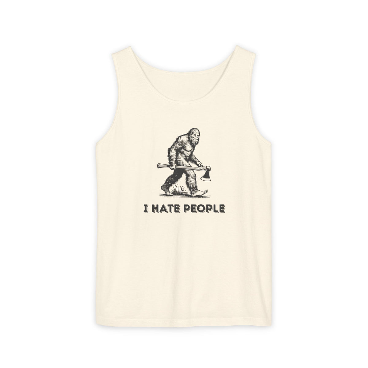 I Hate People – Bigfoot Unisex Jersey Tank