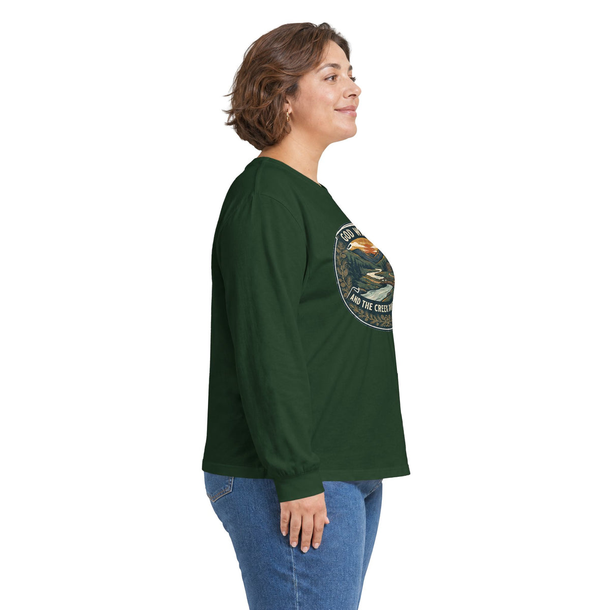 Creek Don't Rise Appalachian Motto Long Sleeve Tee