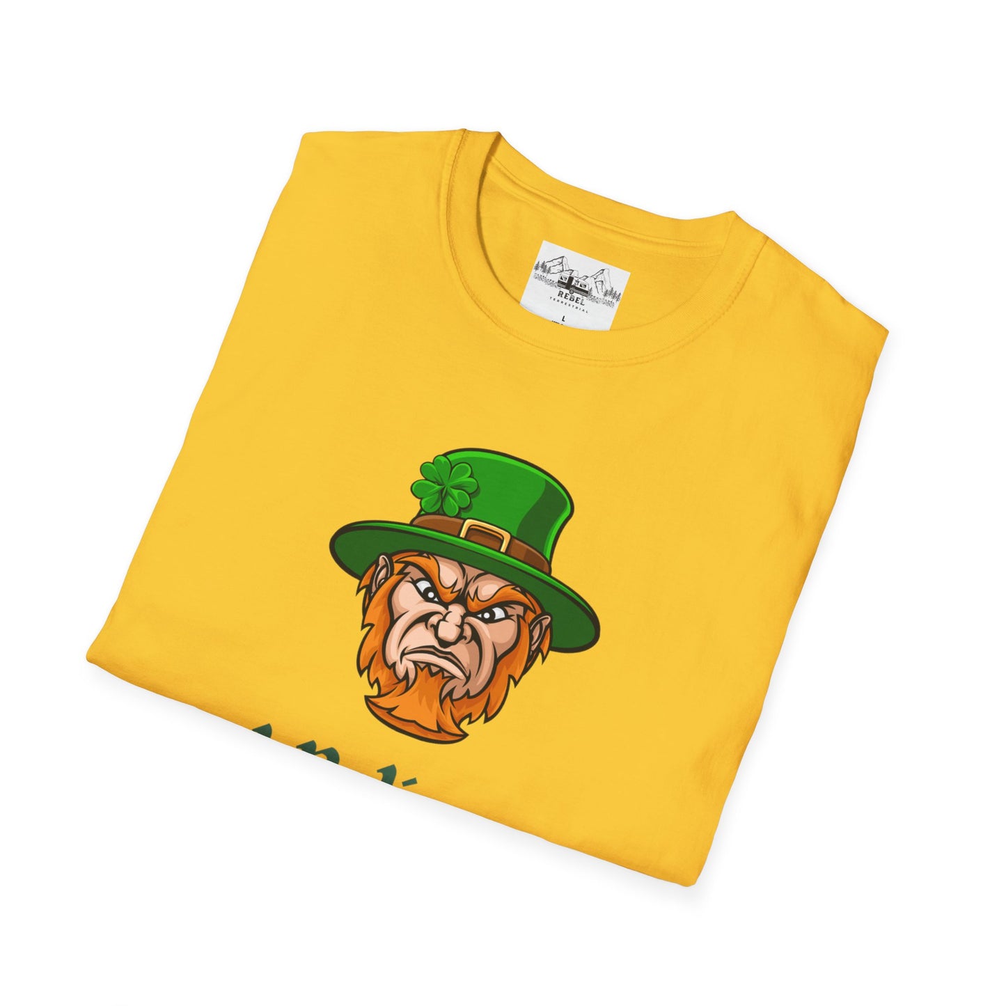 "I Believe" Angry Leprechaun Graphic Tee – Playful Celtic Spirit
