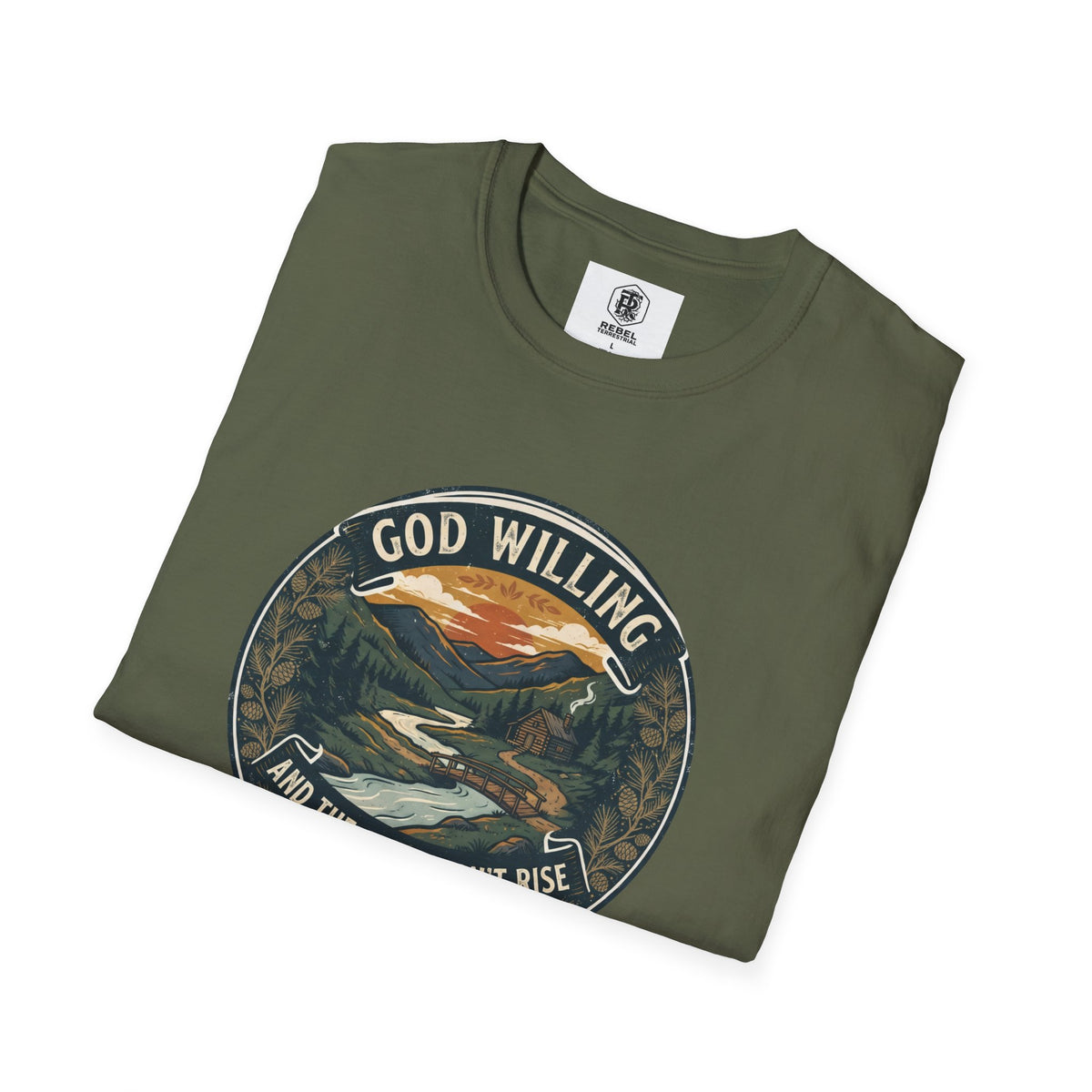 Creek Don't Rise Appalachian Motto T-Shirt