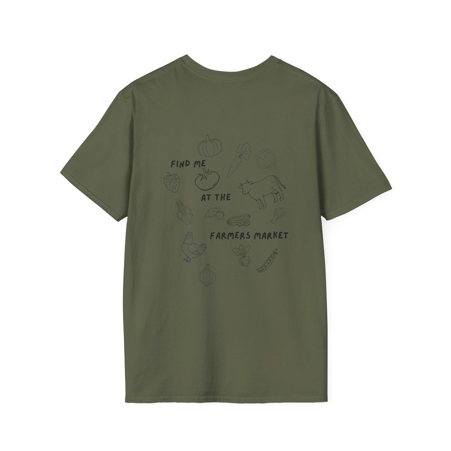 NC Farmers of the Foothills "Find Me at the Farmers Market" Graphic T-Shirt