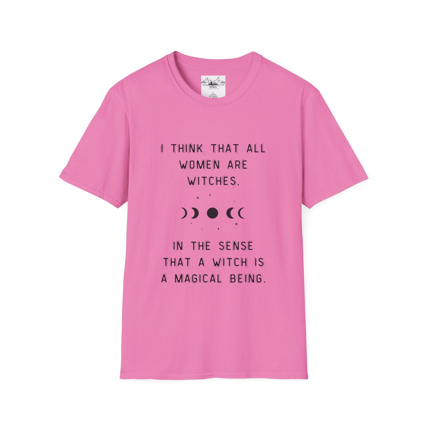 I Believe All Women Are Witches T-Shirt - Phases of the Moon
