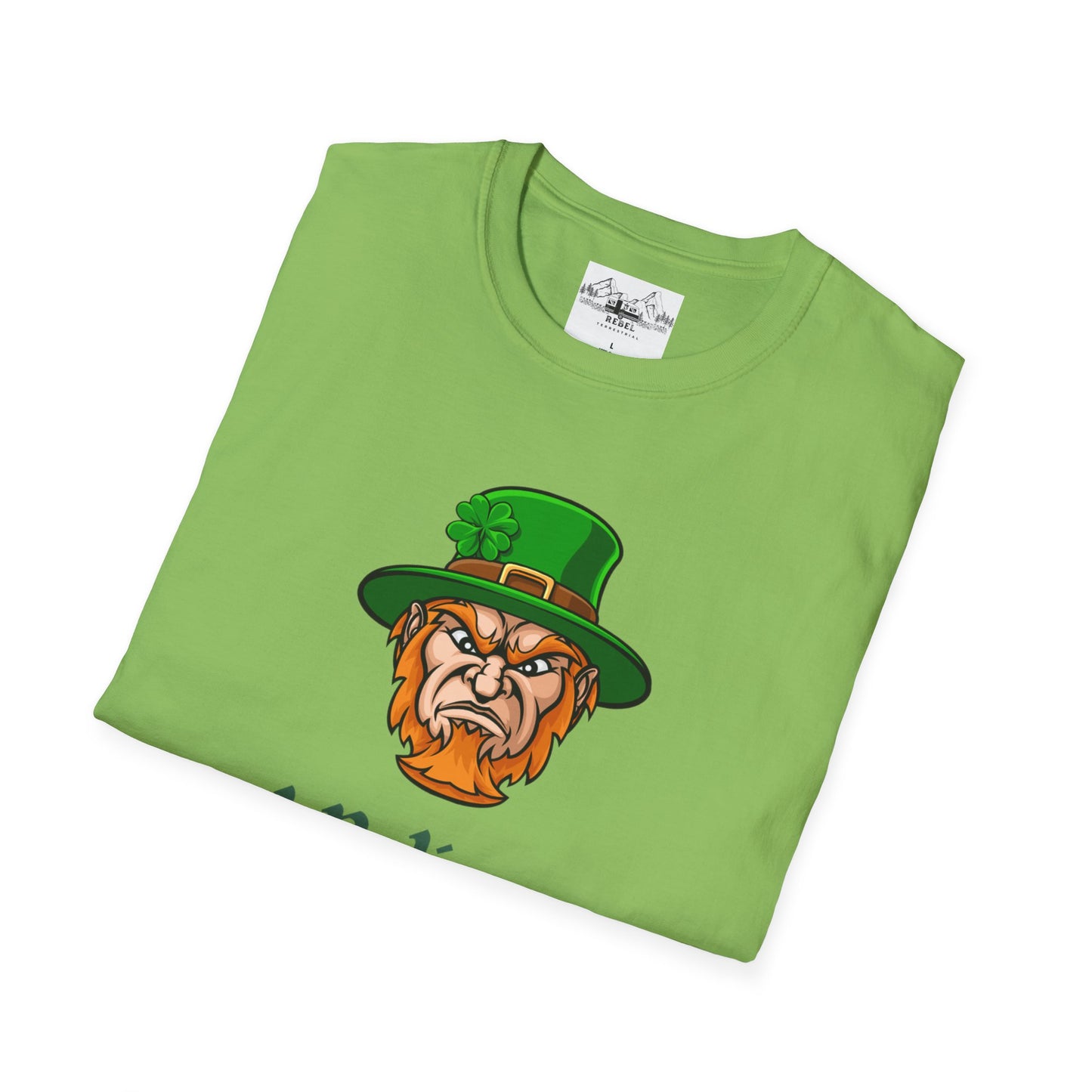 "I Believe" Angry Leprechaun Graphic Tee – Playful Celtic Spirit