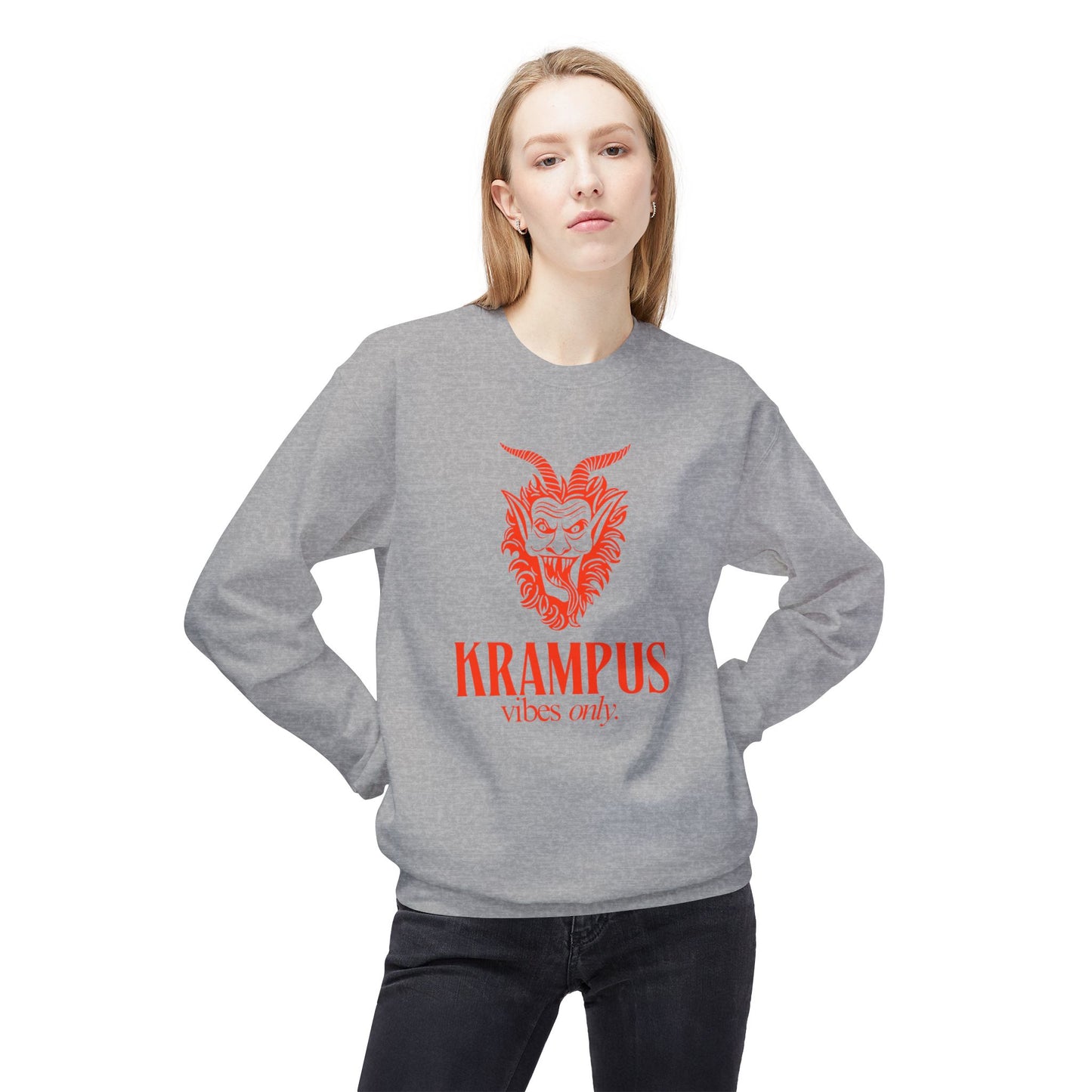 KRAMPUS Vibes Only Vintage Crewneck Sweatshirt