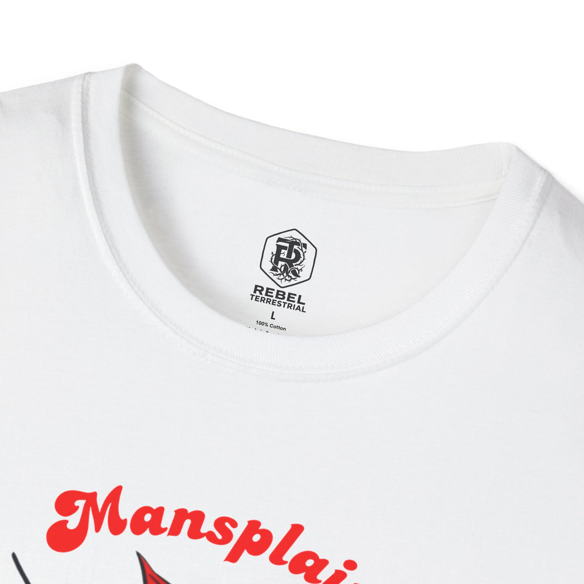 Mansplain Elsewhere - Vintage Feminist T-Shirt