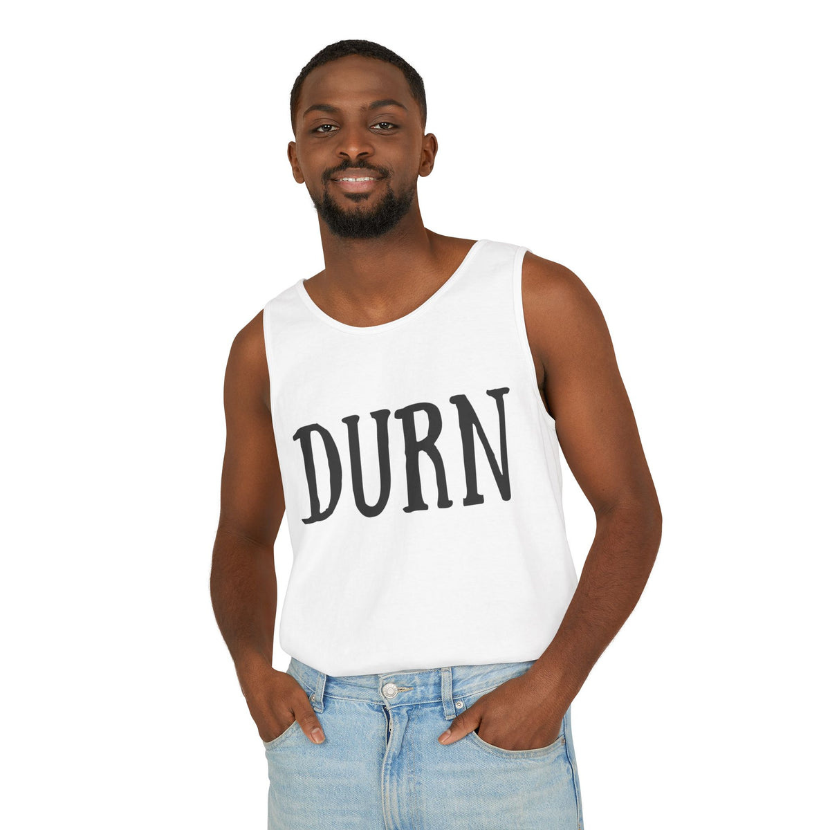 DURN Southern Slang Garment-Dyed Tank Top