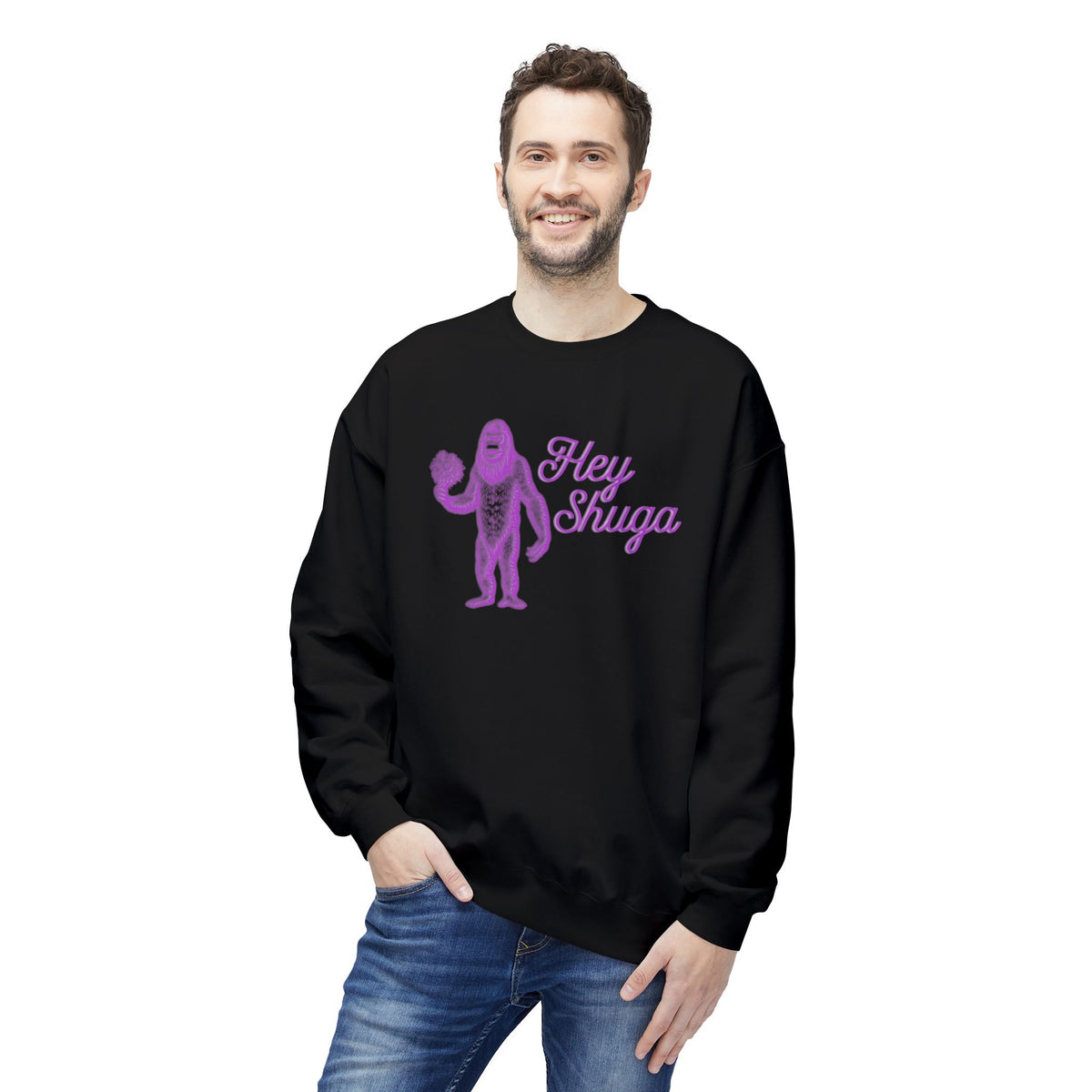 Hey Shuga Bigfoot Crewneck Sweatshirt