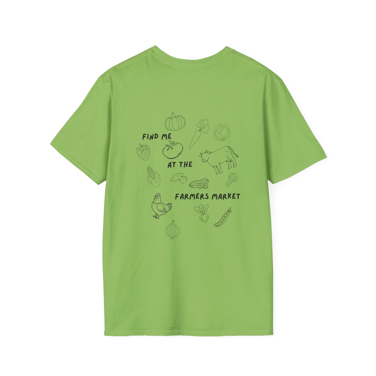 NC Farmers of the Foothills "Find Me at the Farmers Market" Graphic T-Shirt