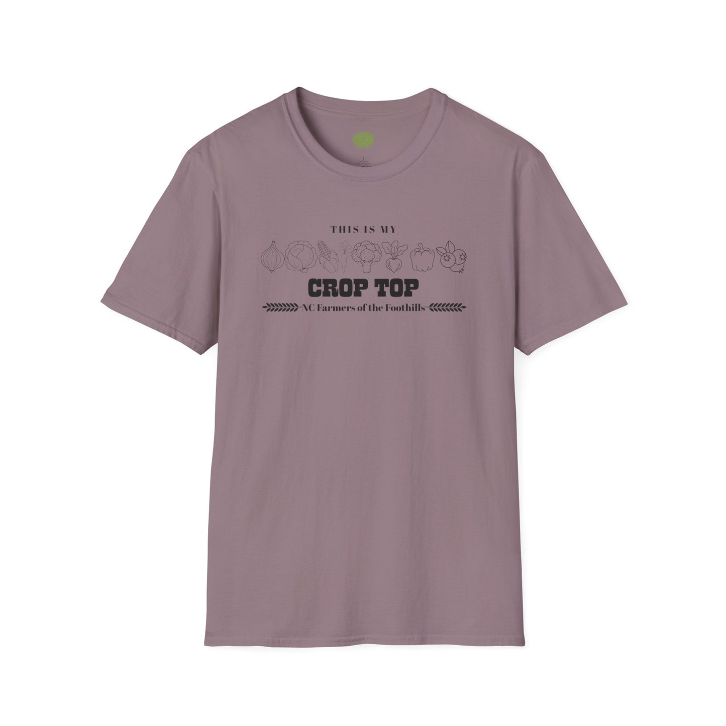 NC Farmers of the Foothills "This Is My Crop Top" Graphic T-Shirt