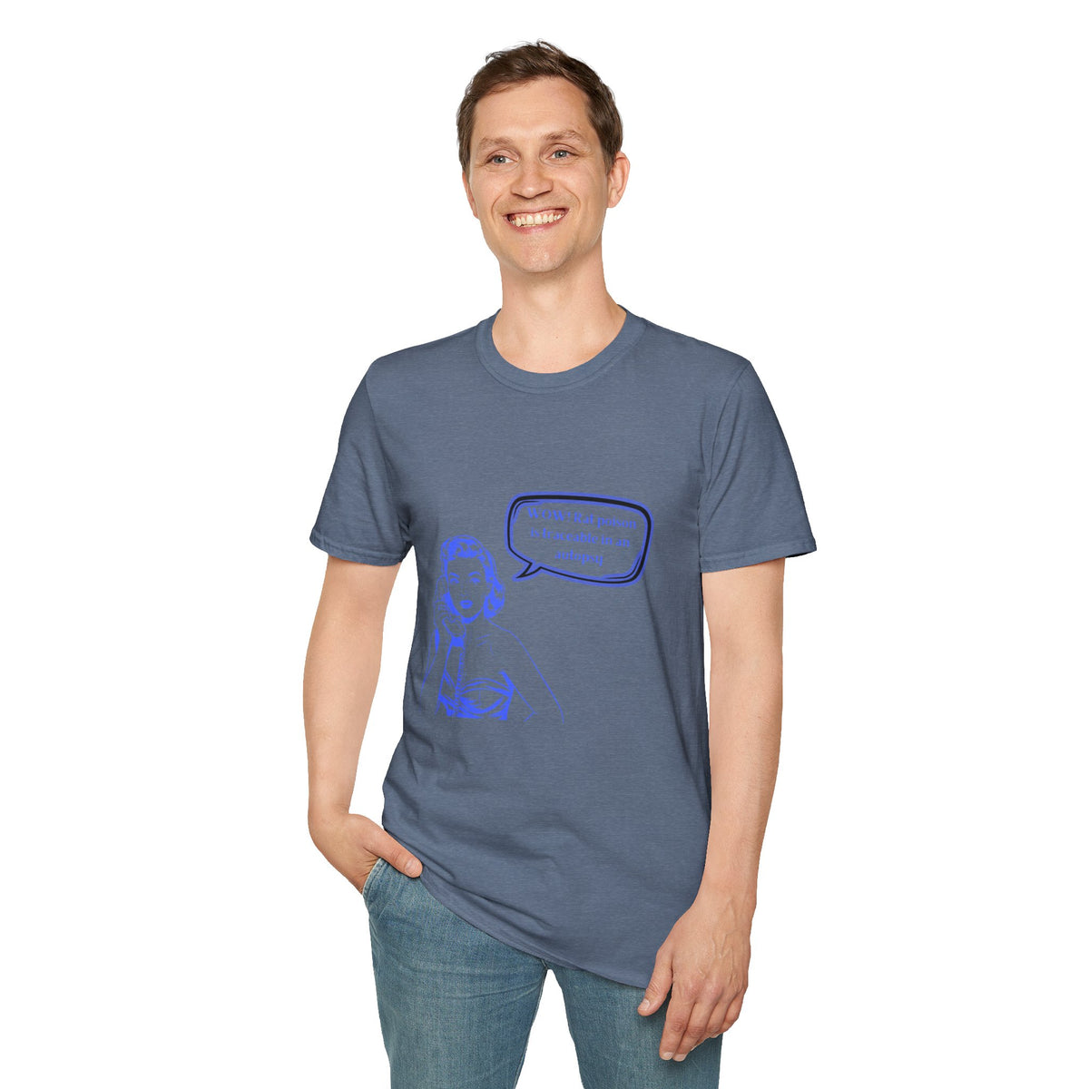 WOW!  Rat poison is traceable in an Autopsy – Vintage Dark Humor T-Shirt