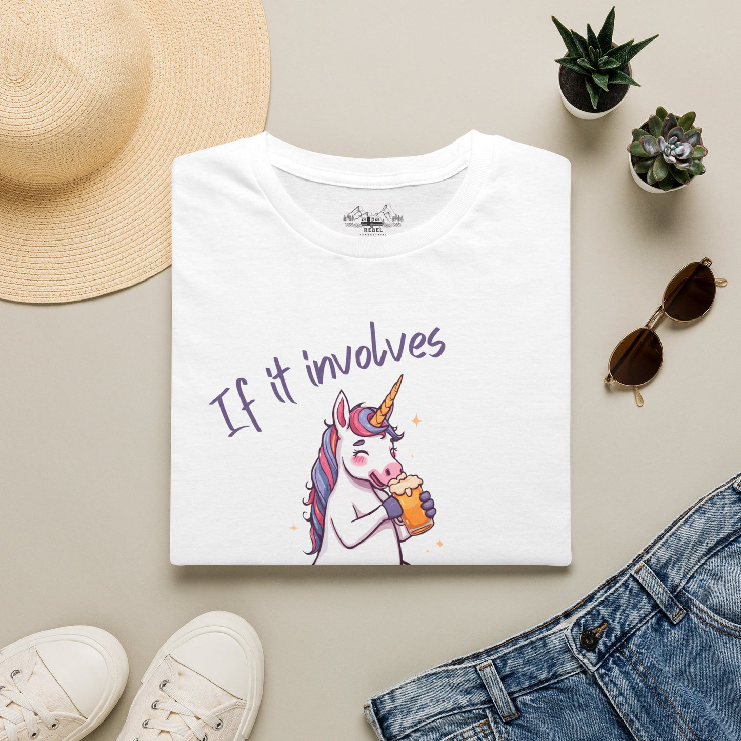 Unicorns & Drinking Graphic Tee