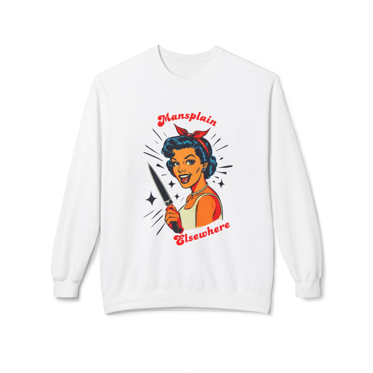 Mansplain Elsewhere Crewneck Sweatshirt