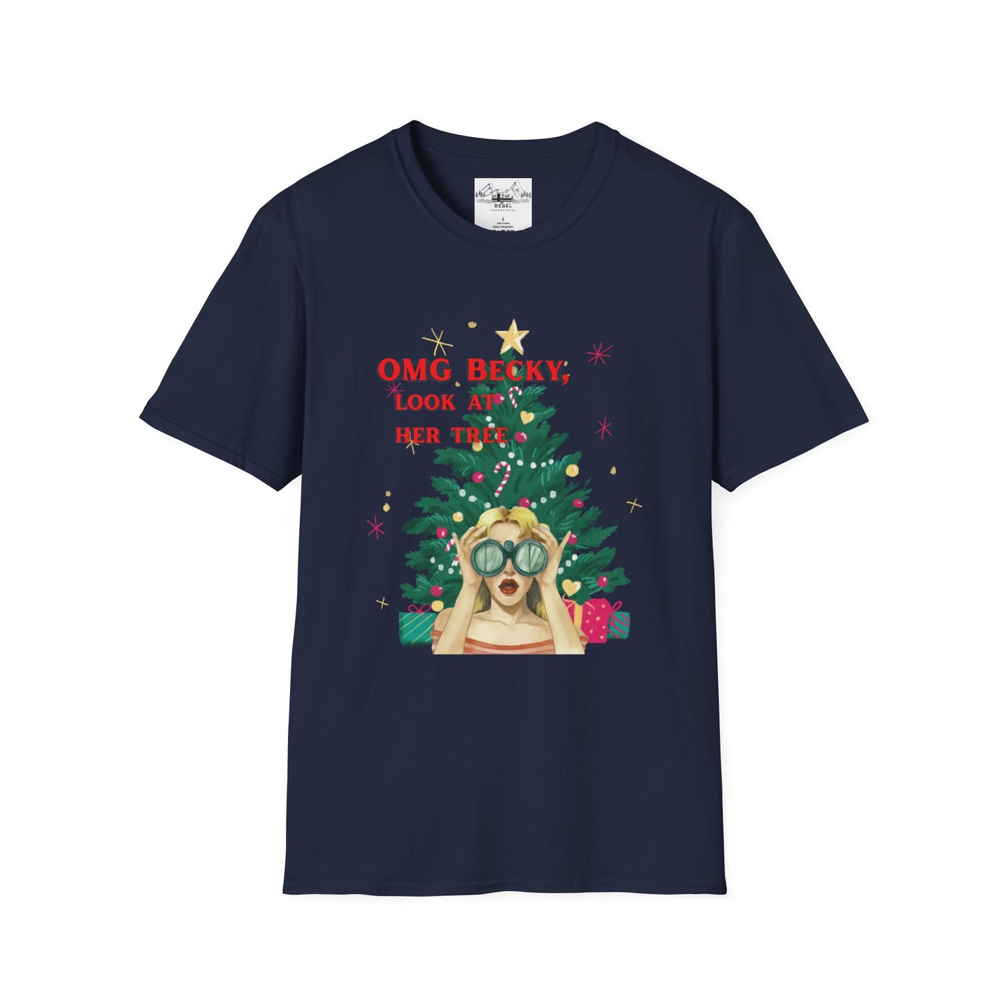 OMG Becky, Look at Her Tree - Vintage Holiday Rap Tee