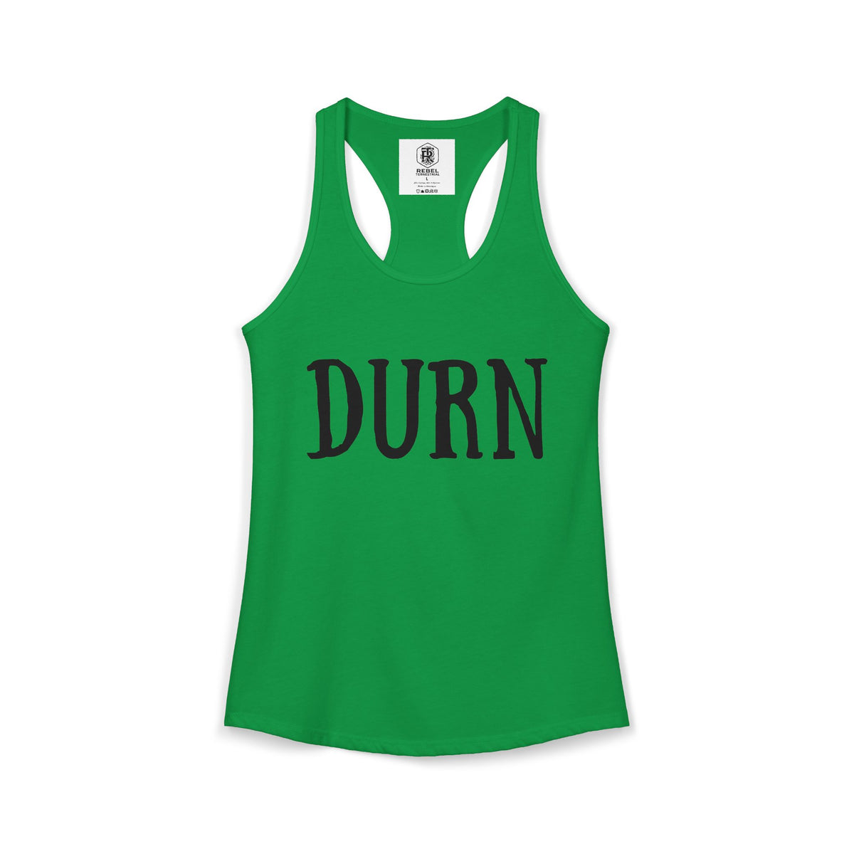 DURN Women's Southern Slang Racerback Tank