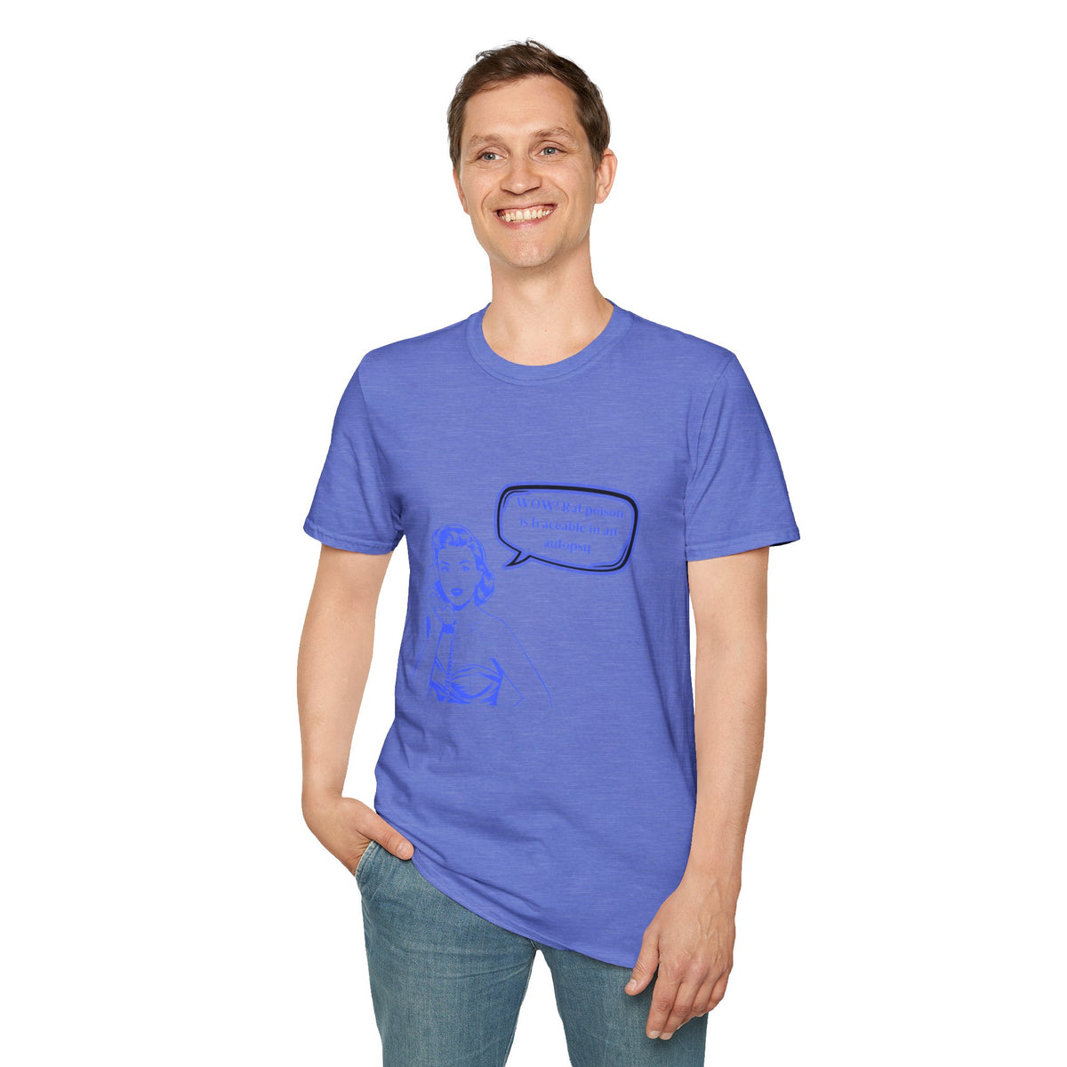 WOW!  Rat poison is traceable in an Autopsy – Vintage Dark Humor T-Shirt