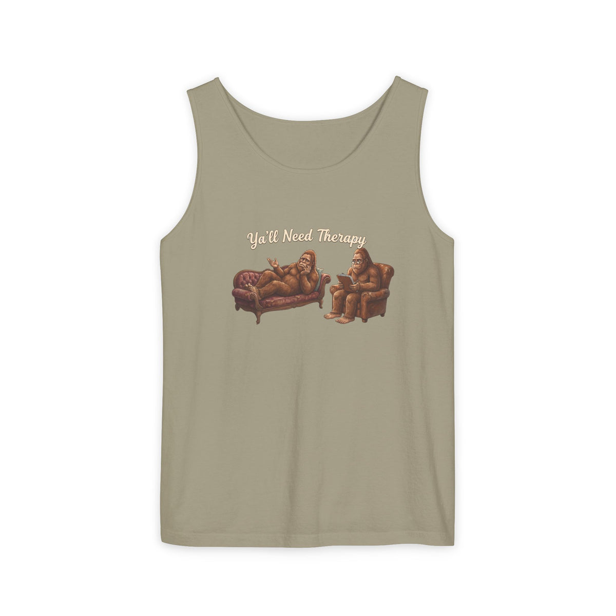 Y’all Need Therapy Bigfoot Tank Top