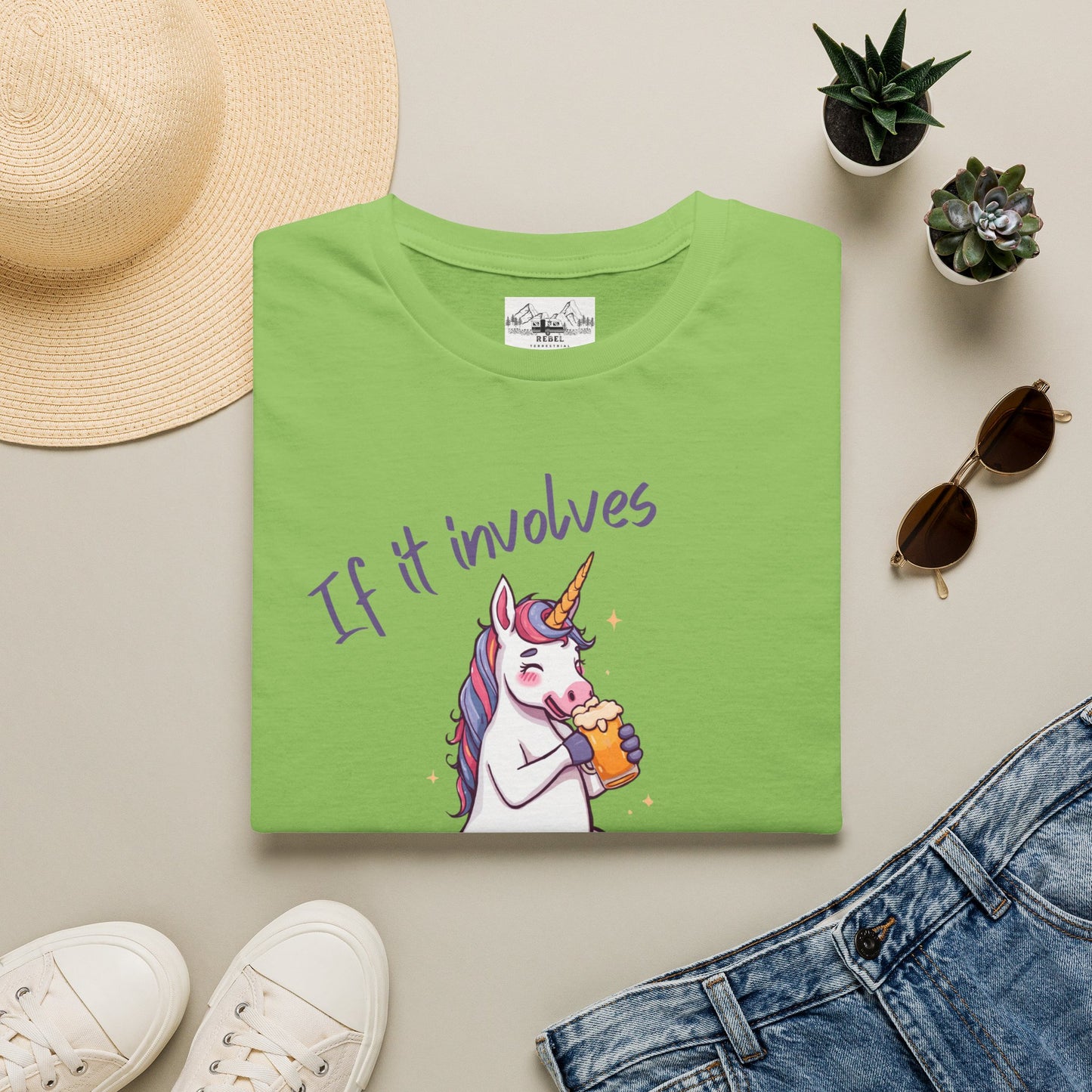 Unicorns & Drinking Graphic Tee