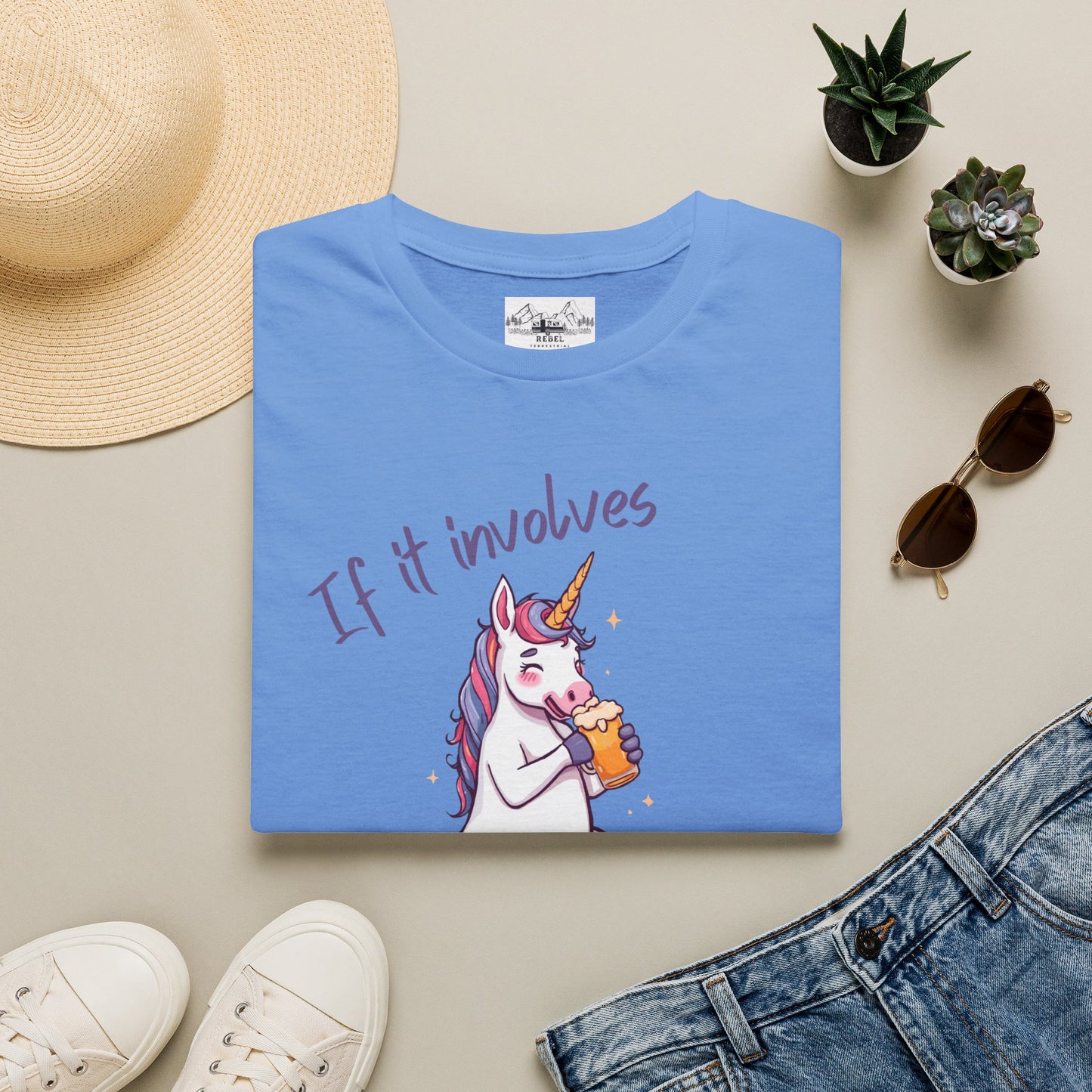 Unicorns & Drinking Graphic Tee