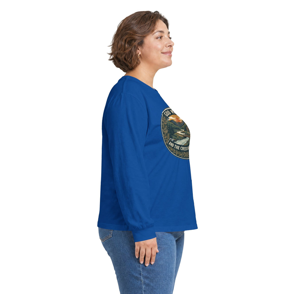 Creek Don't Rise Appalachian Motto Long Sleeve Tee