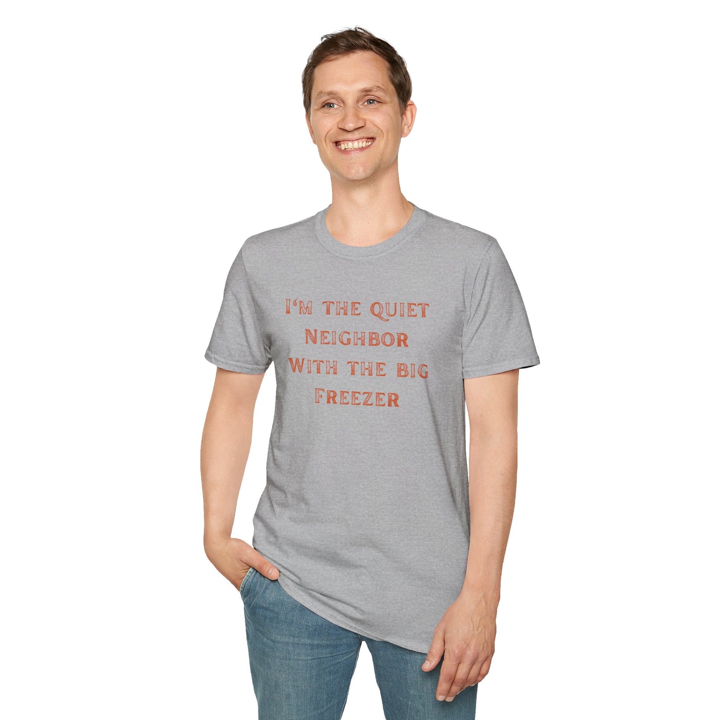 The Quiet Neighbor T-Shirt - Unisex Softstyle Tee