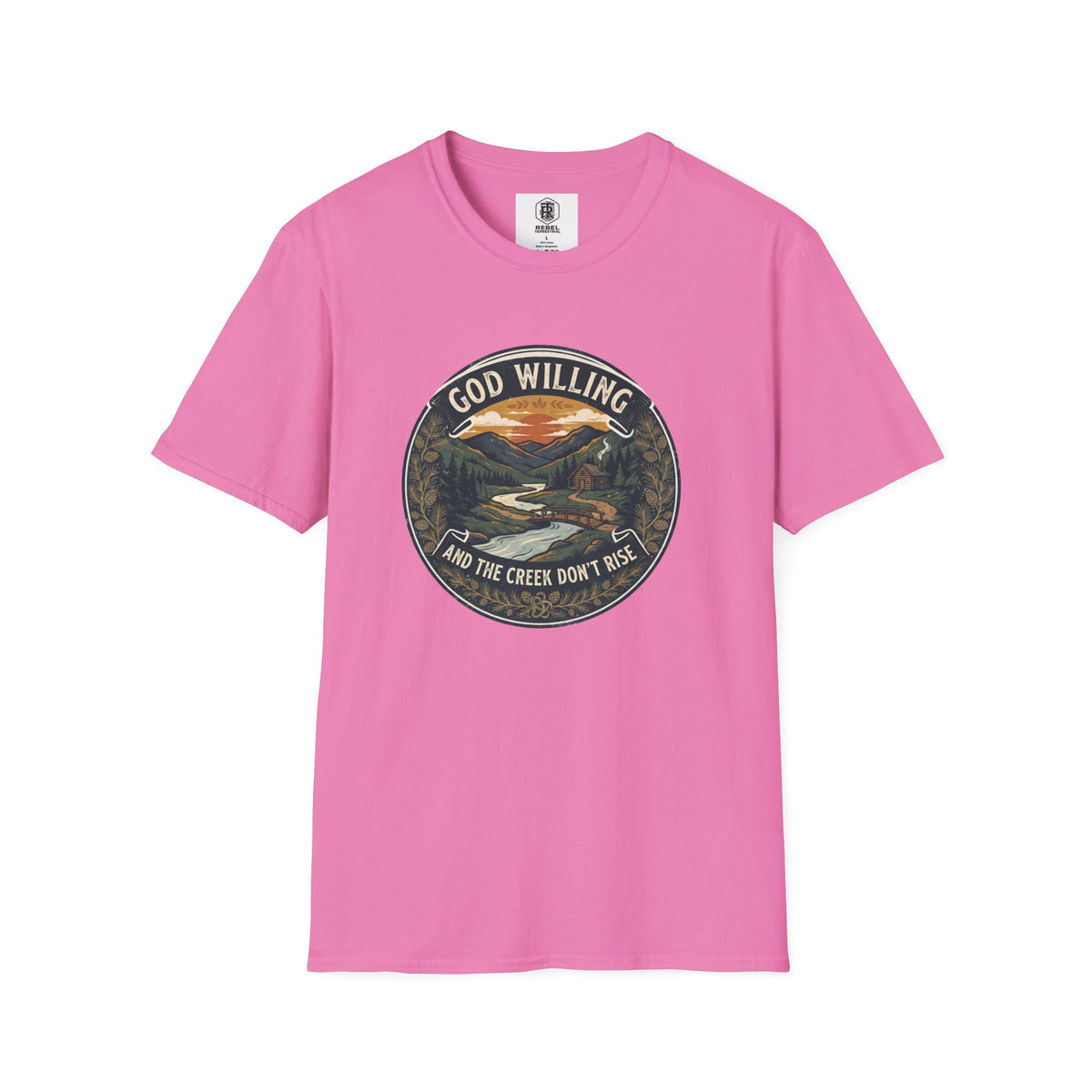 Creek Don't Rise Appalachian Motto T-Shirt