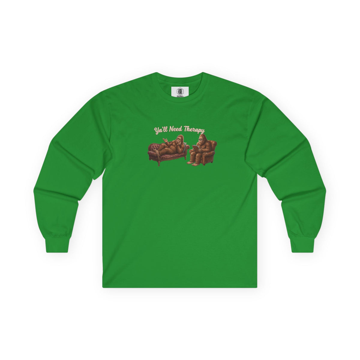 Y’all Need Therapy Bigfoot Long Sleeve Tee