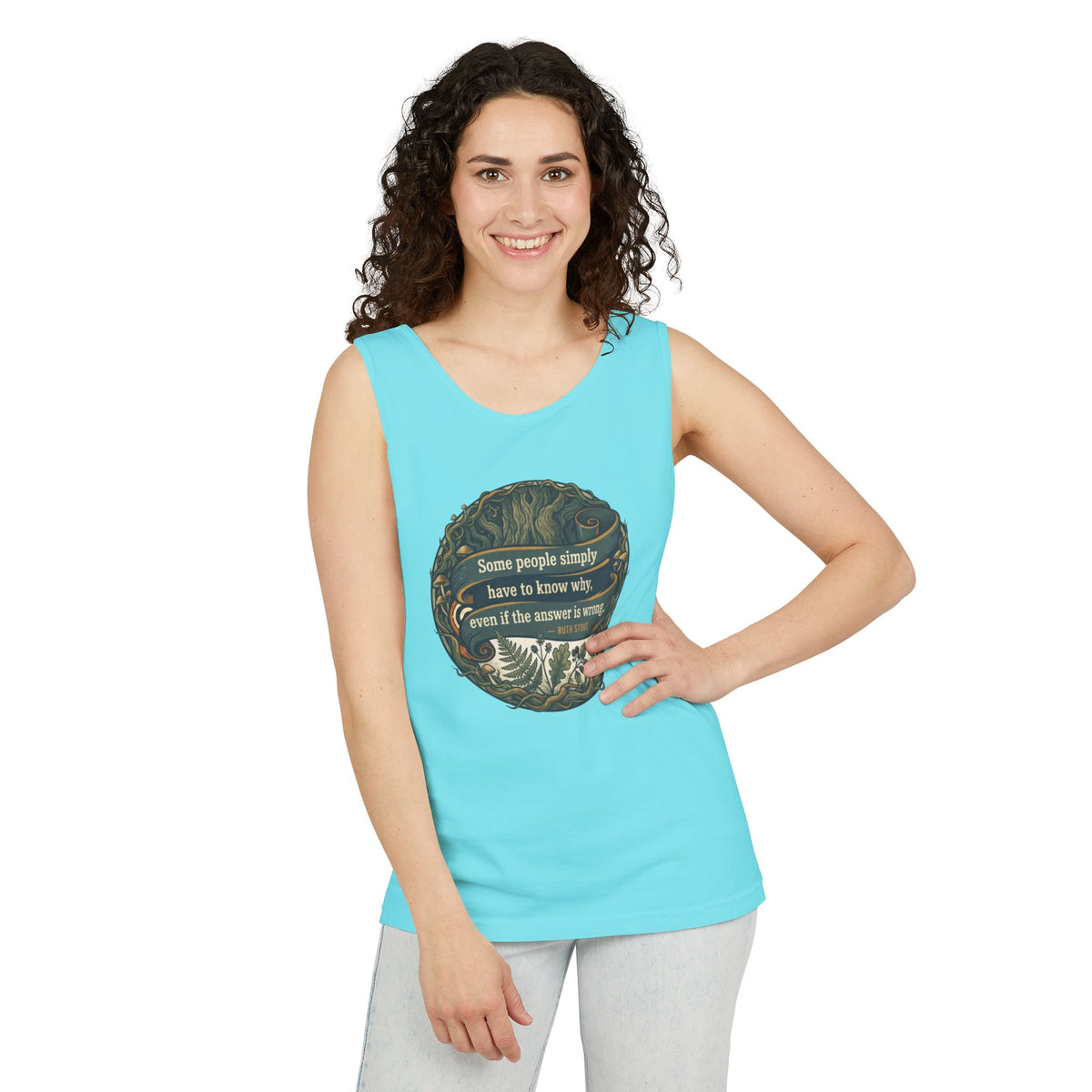 Ruth Stout Quote – Unisex Jersey Tank