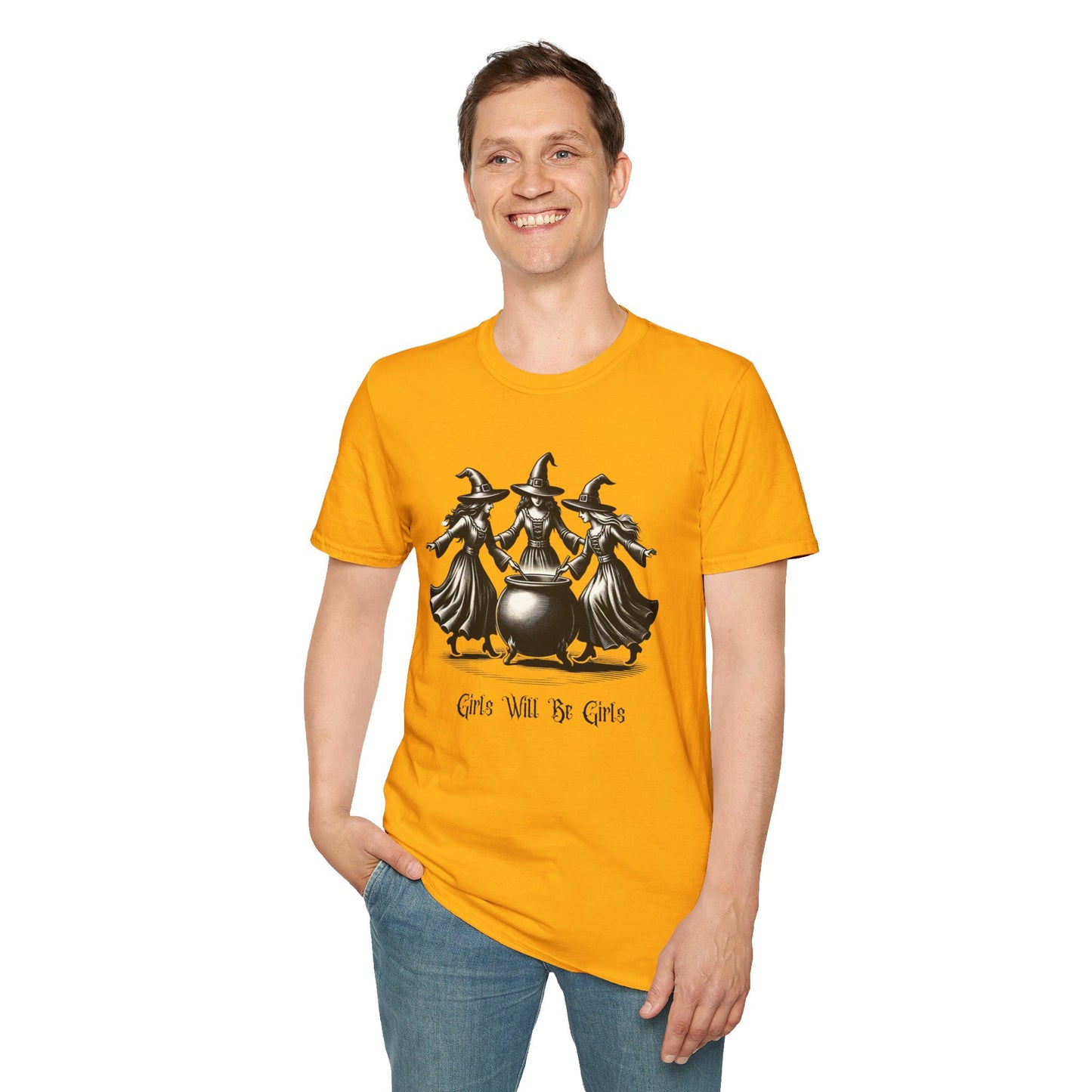 "Girls Will Be Girls" Witches Unisex T-Shirt