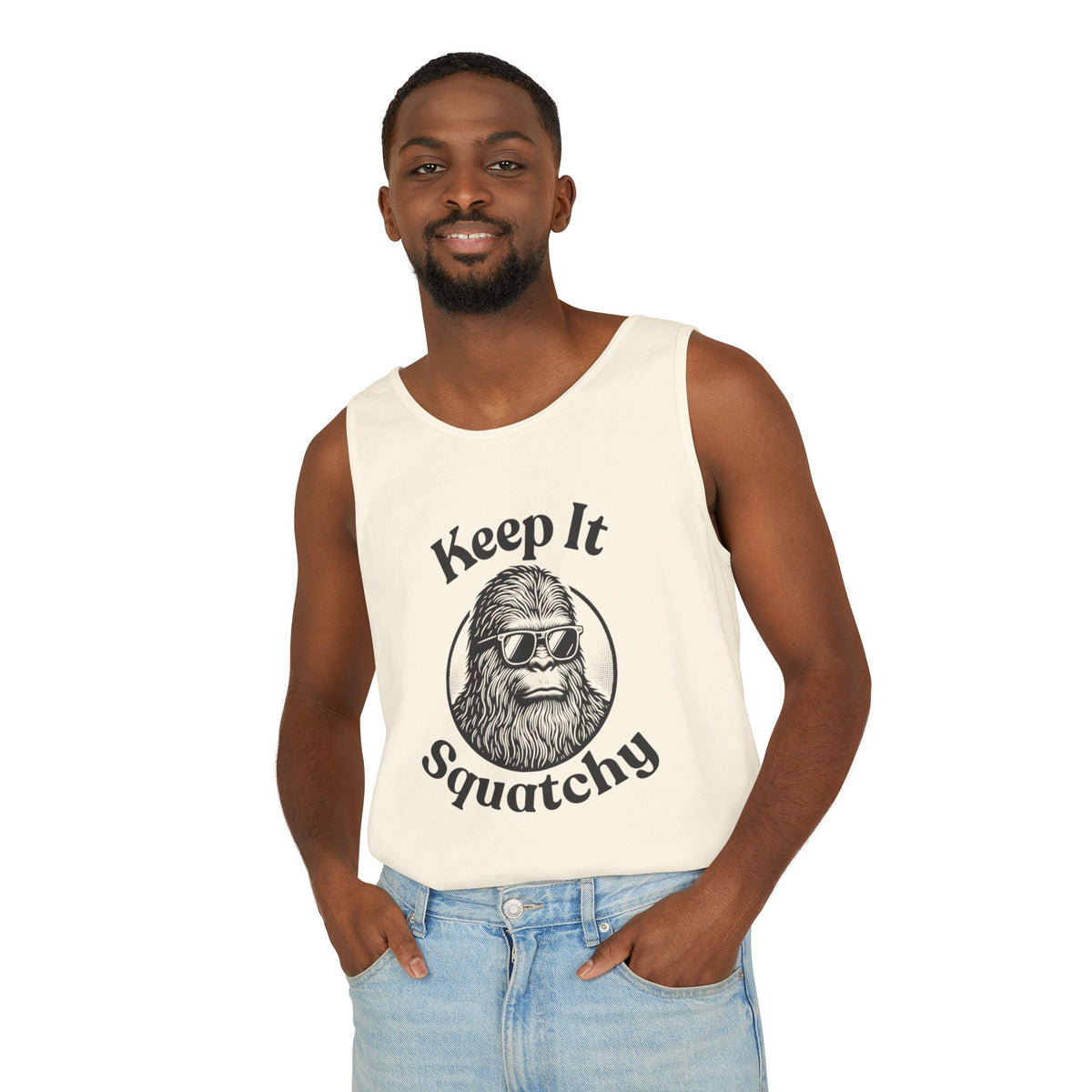 Keep It Squatchy Bigfoot Unisex Tank Top