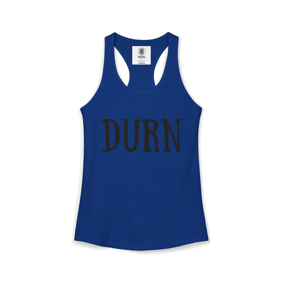 DURN Women's Southern Slang Racerback Tank