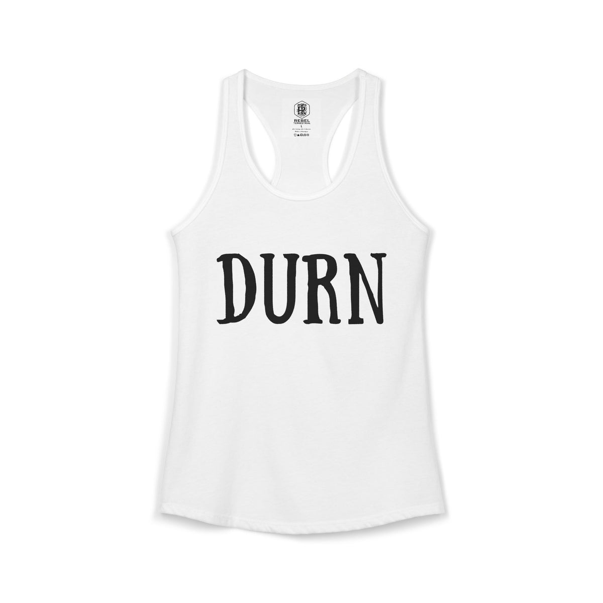 DURN Women's Southern Slang Racerback Tank