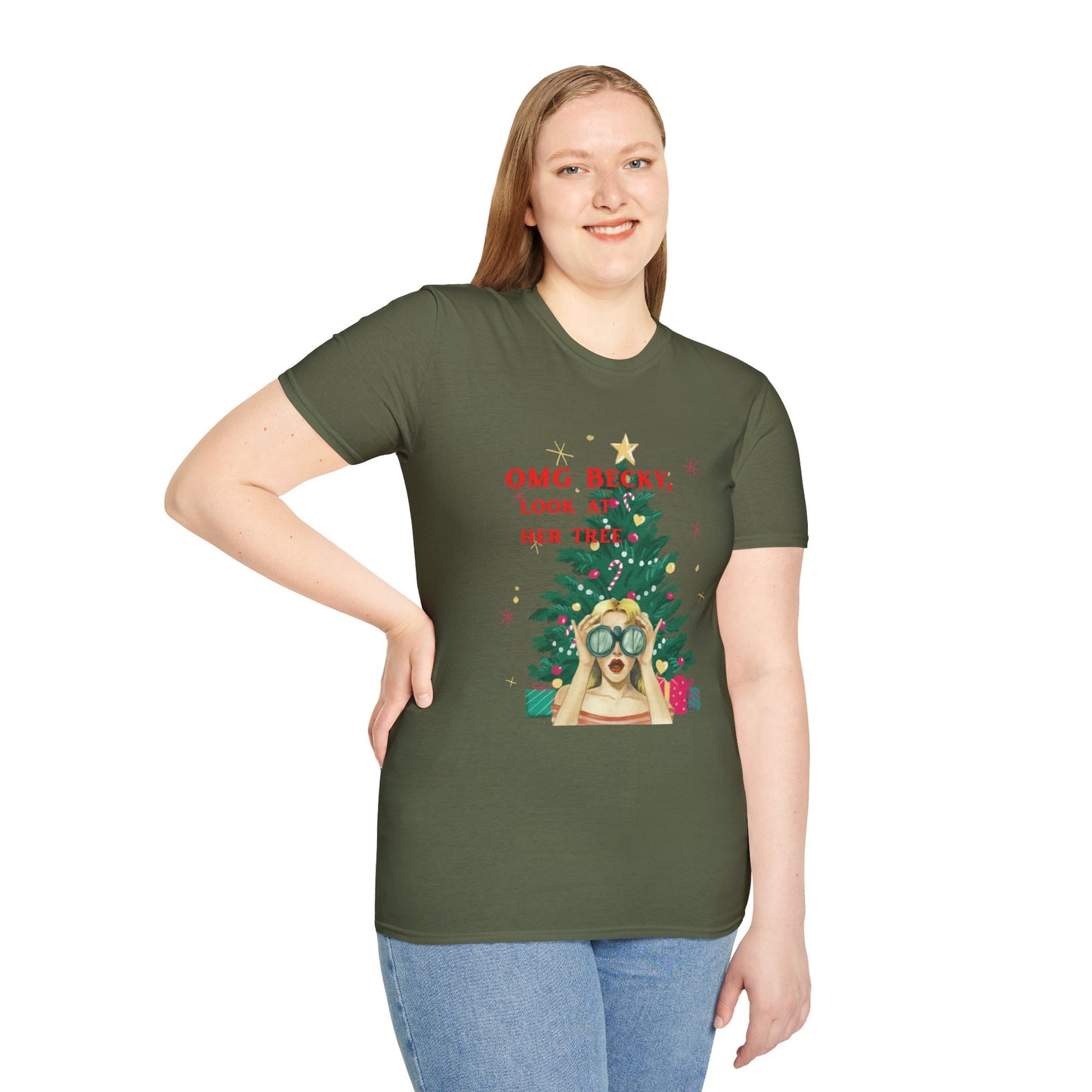 OMG Becky, Look at Her Tree - Vintage Holiday Rap Tee