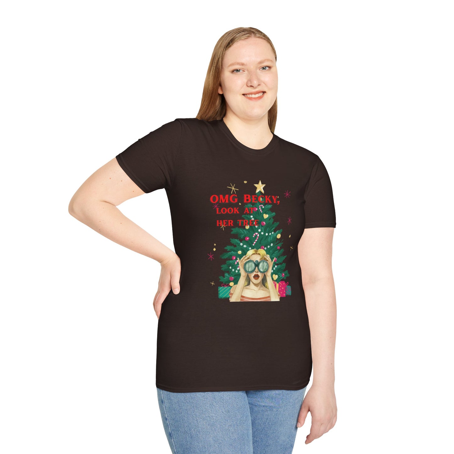 OMG Becky, Look at Her Tree - Vintage Holiday Rap Tee