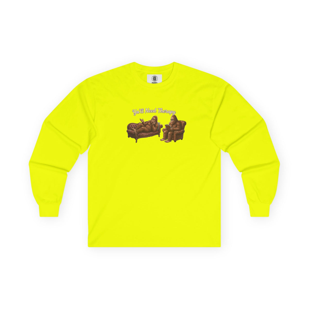 Y’all Need Therapy Bigfoot Long Sleeve Tee