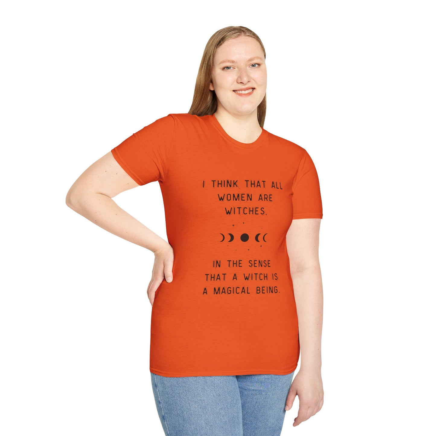 I Believe All Women Are Witches T-Shirt - Phases of the Moon